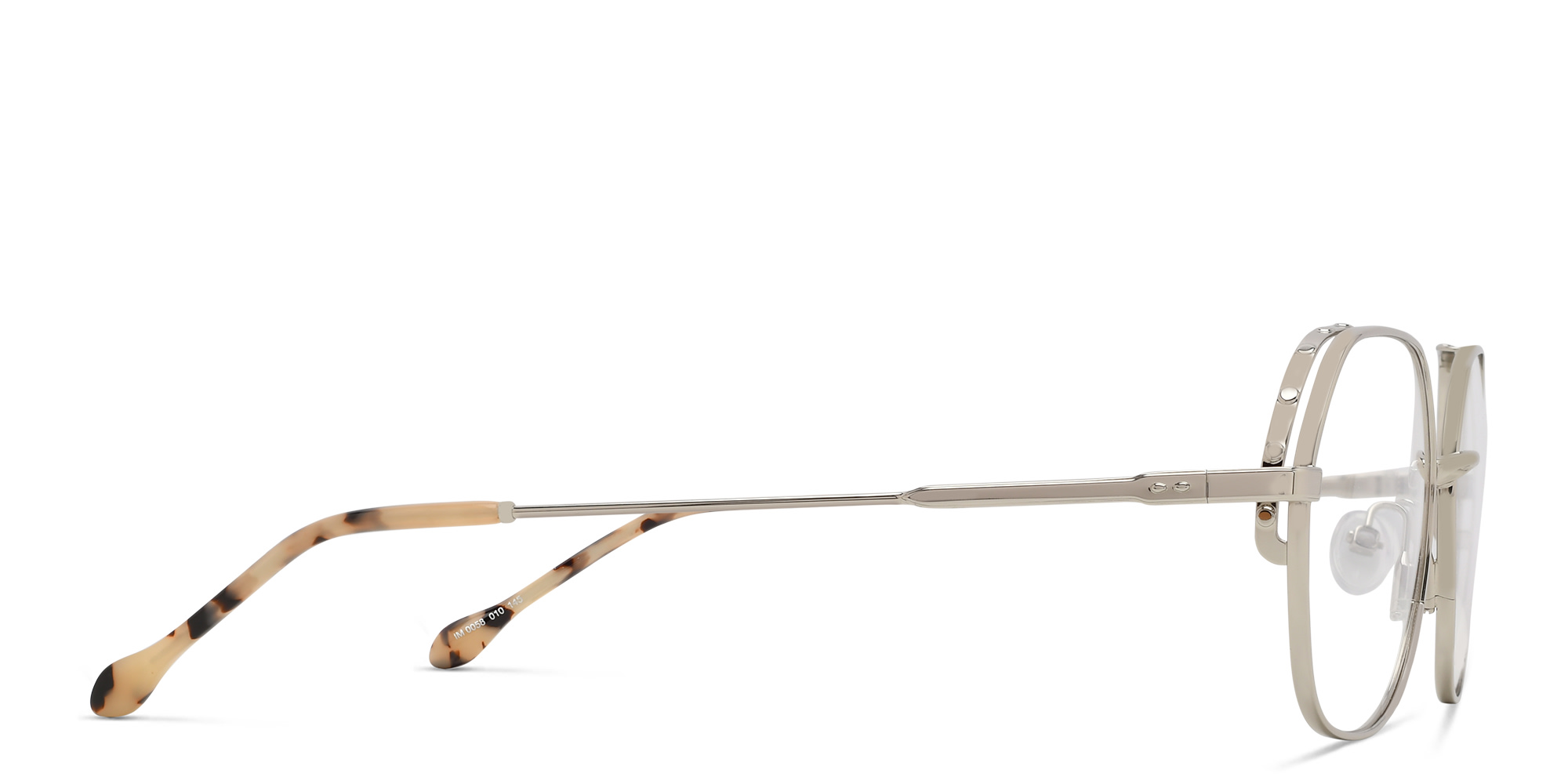 Shop ISABEL MARANT Irregular Eyeglasses in Palladium online.