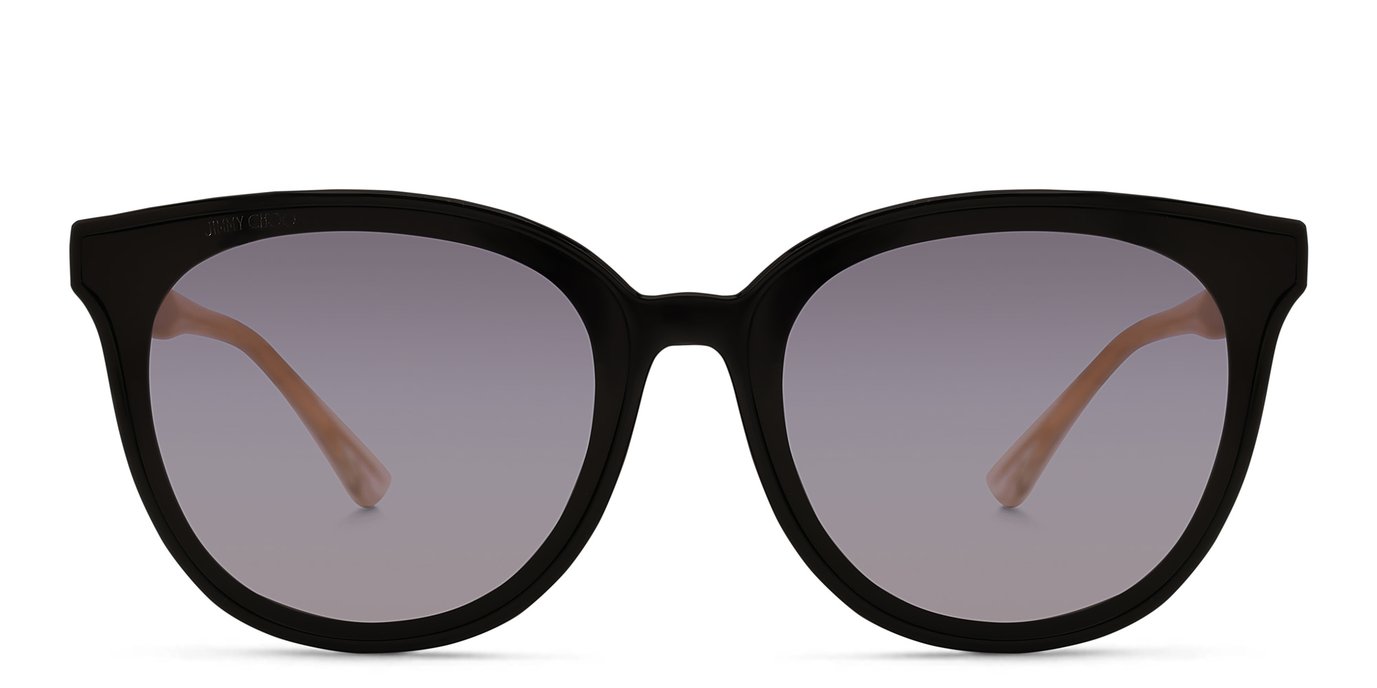 JIMMY CHOO Jaime/G/SK Wide Cat Eye Sunglasses in Black – Product Photo 1