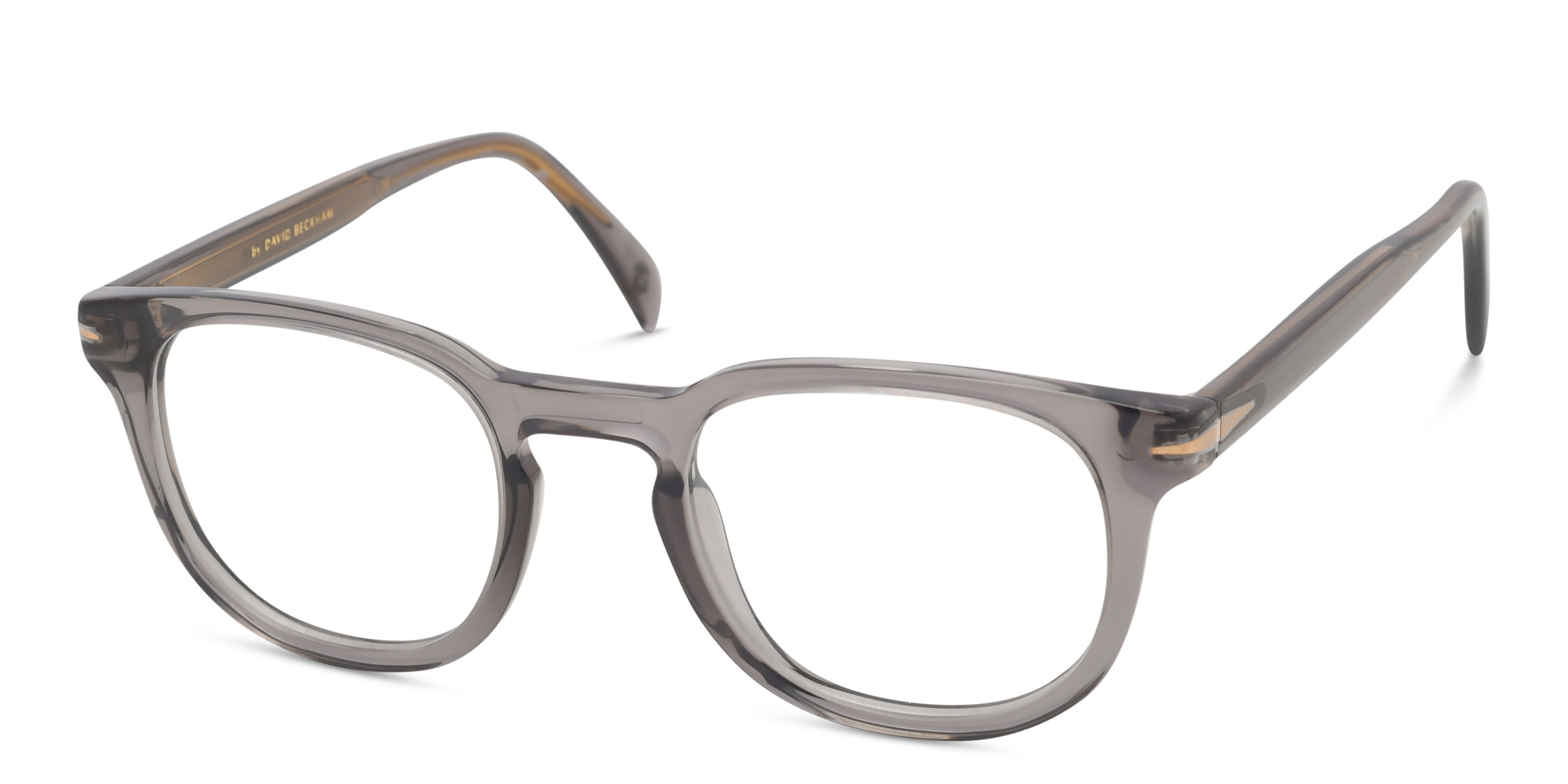 DAVID BECKHAM Rectangle Eyeglasses in Grey – Product Photo 2