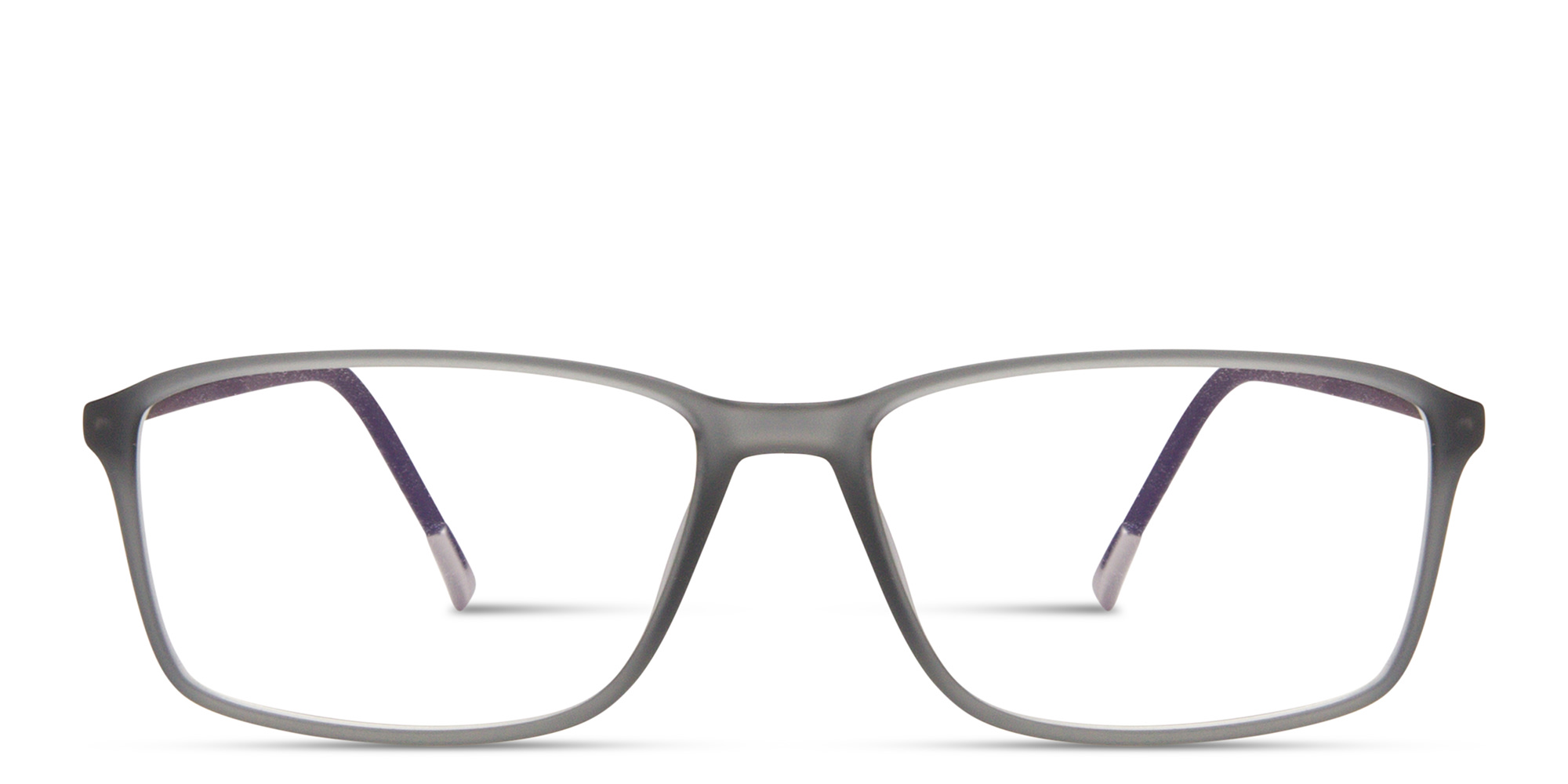 Silhouette SPX Illusion Rectangle Eyeglasses in Grey – Product Photo 1