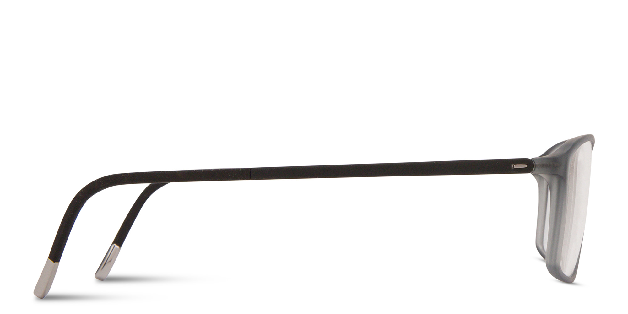 Silhouette SPX Illusion Rectangle Eyeglasses in Grey – Product Photo 3