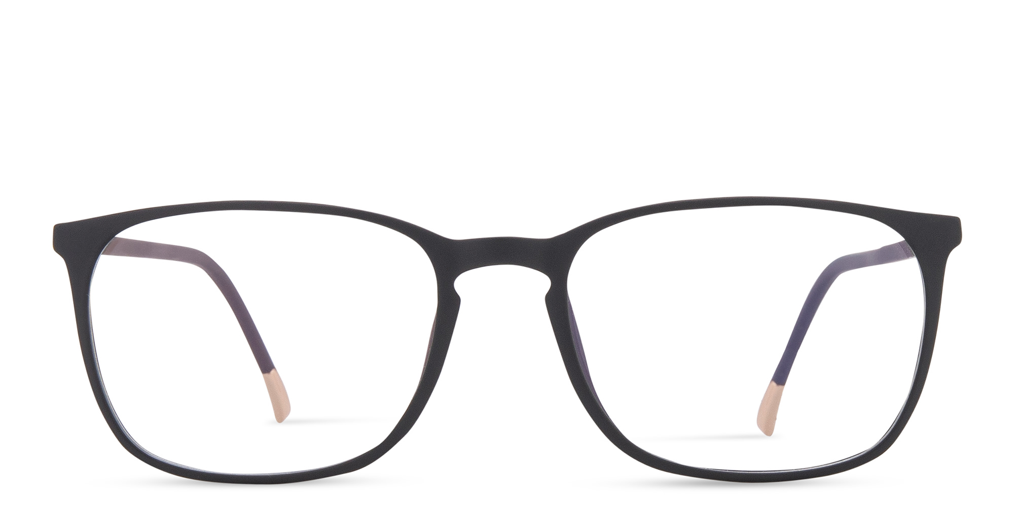 Silhouette Square Eyeglasses in Black – Product Photo 1