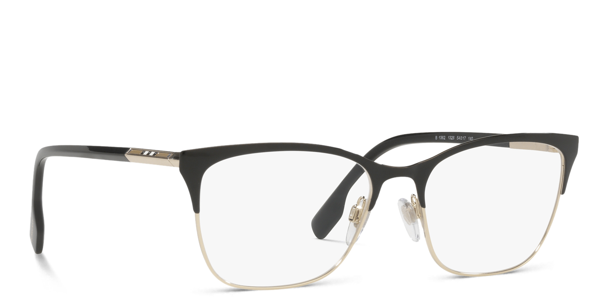 BURBERRY Cat Eye Eyeglasses in Gold – Product Photo 4