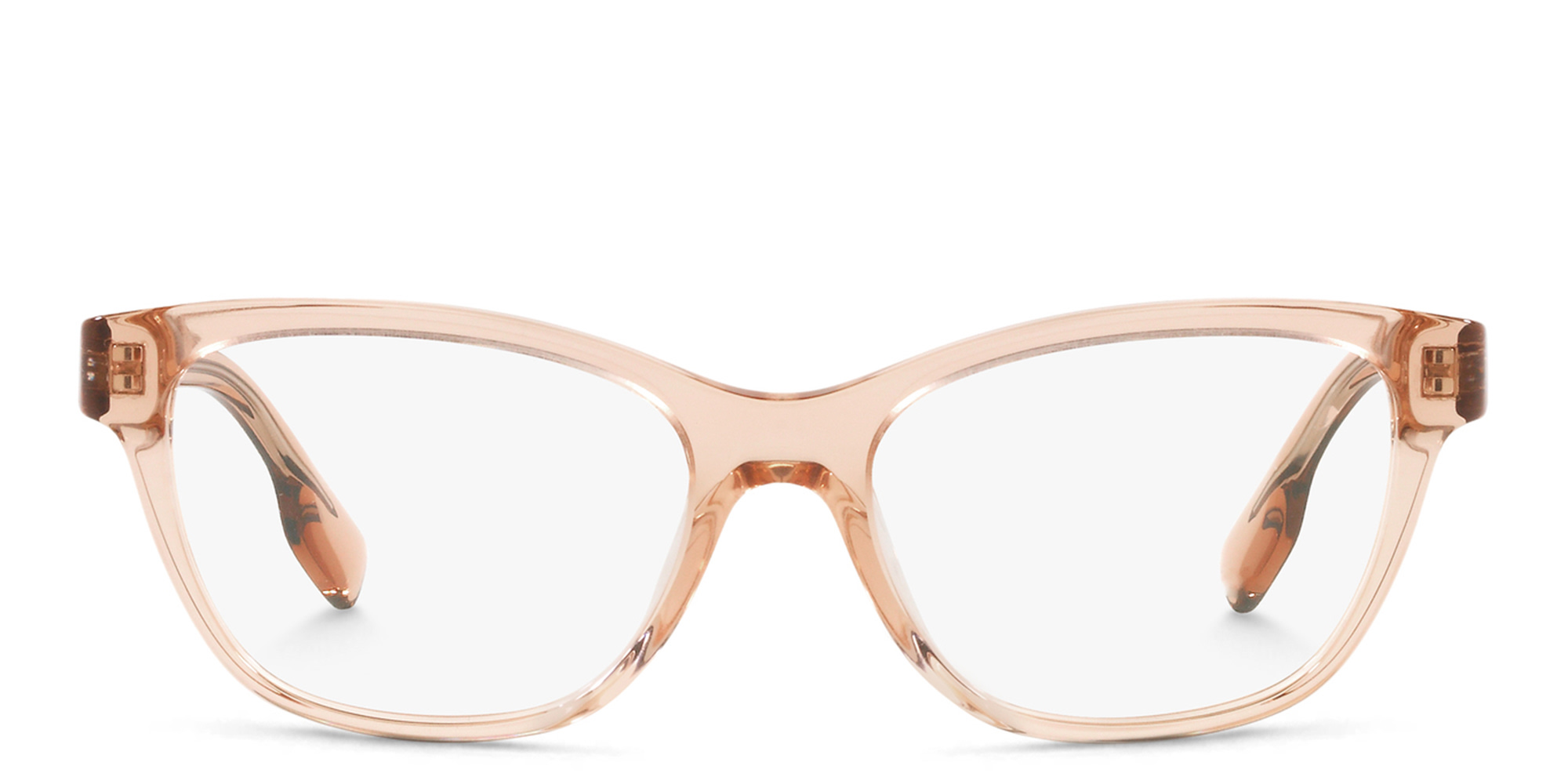 BURBERRY Cat-Eye Eyeglasses in Peach – Product Photo 1