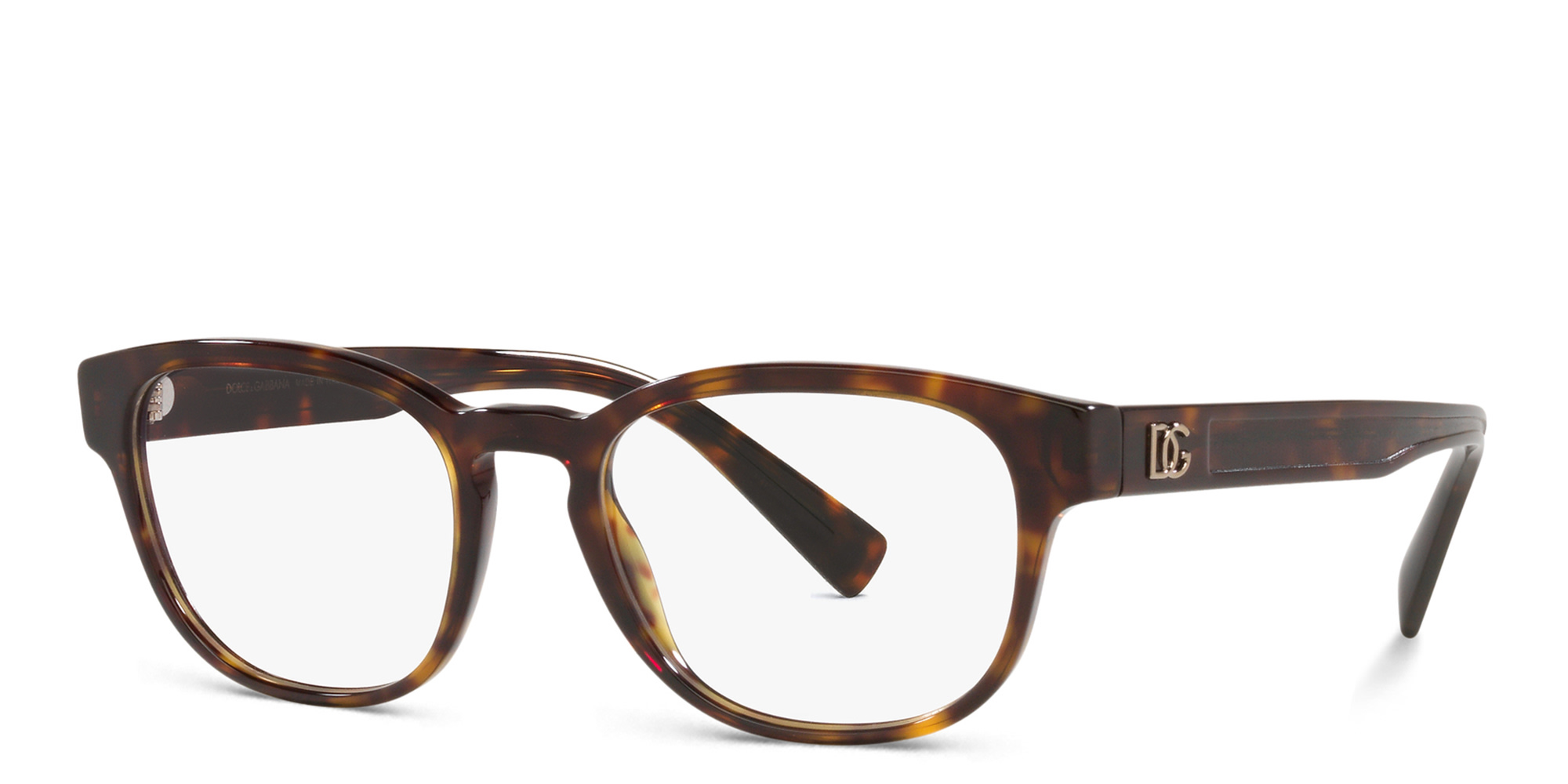 Dolce & Gabbana Square Eyeglasses in Havana – Product Photo 2