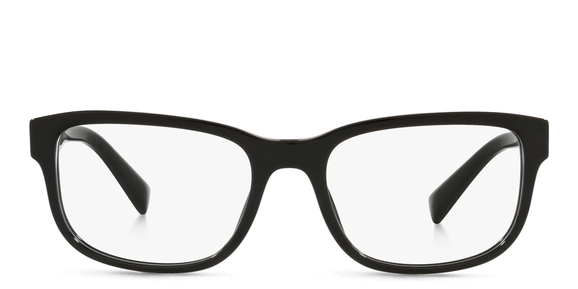 Dolce & Gabbana Wide Rectangle Eyeglasses in Black – Product Photo 1