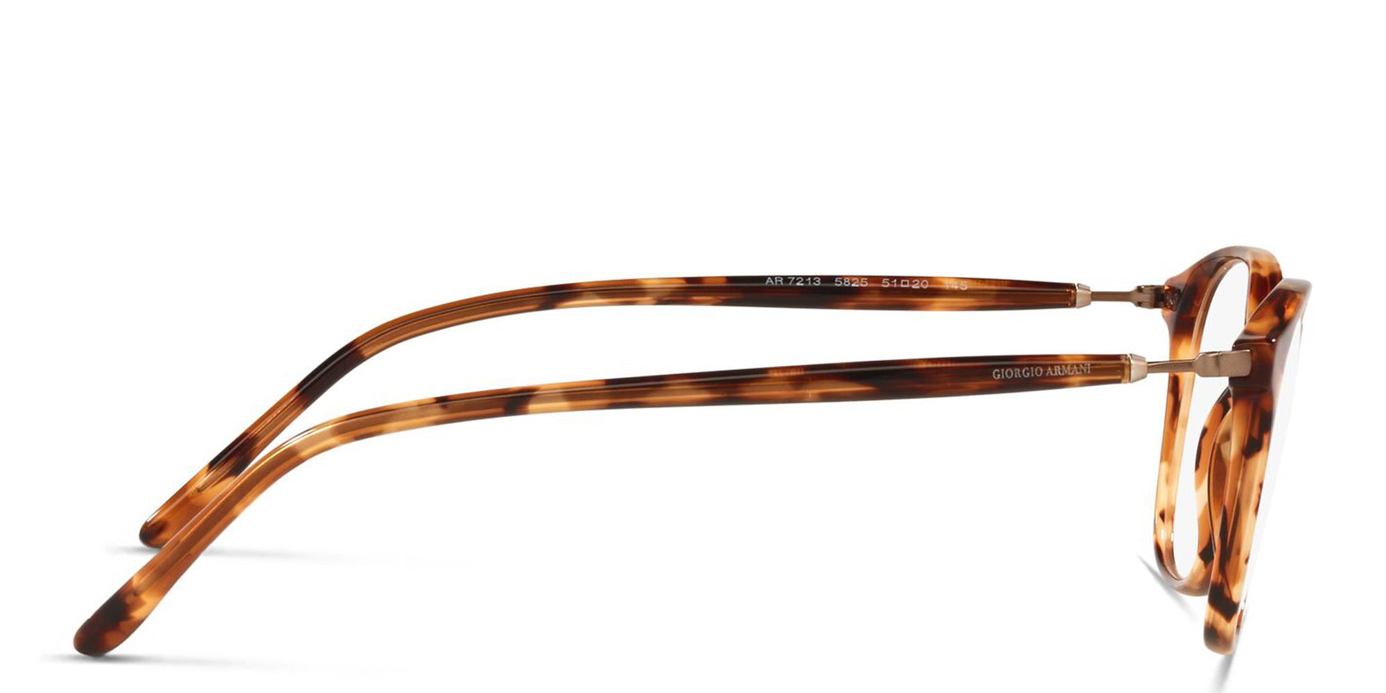 GIORGIO ARMANI Square Eyeglasses in Honey Havana – Product Photo 3