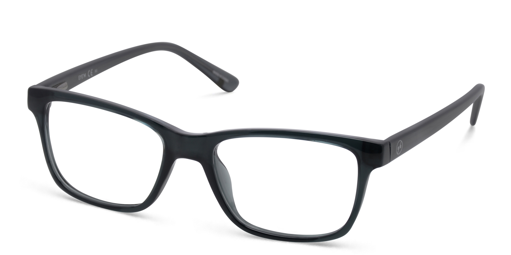 Shop EYE'M Kids Rectangle Eyeglasses in Grey online.