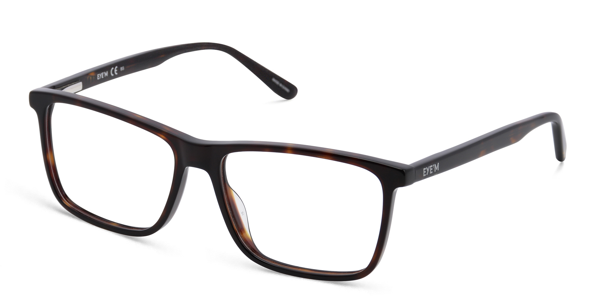 EYE'M Kids Rectangle Eyeglasses in Havana – Product Photo 2