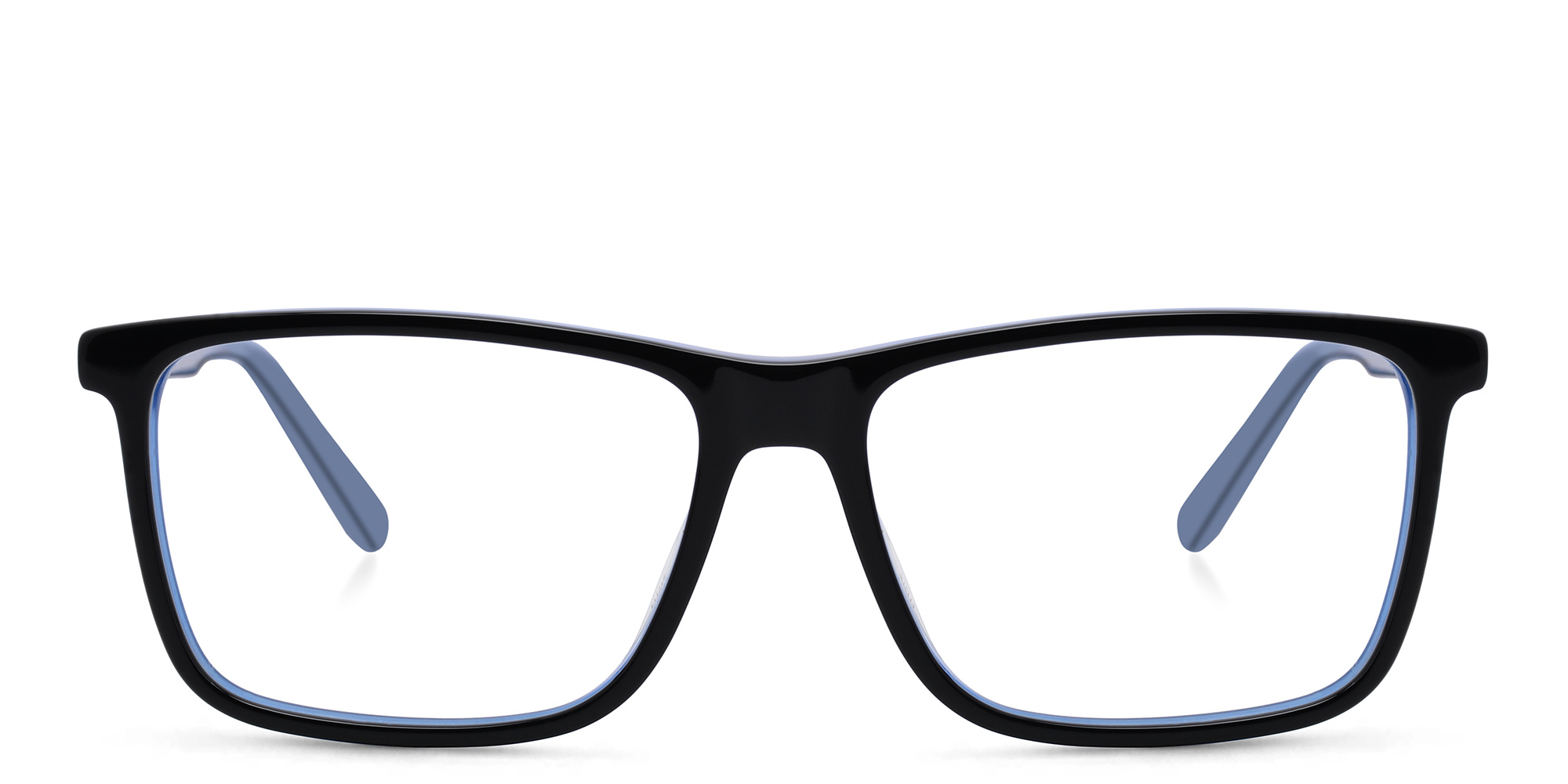 EYE'M Kids Rectangle Eyeglasses in Black – Product Photo 1