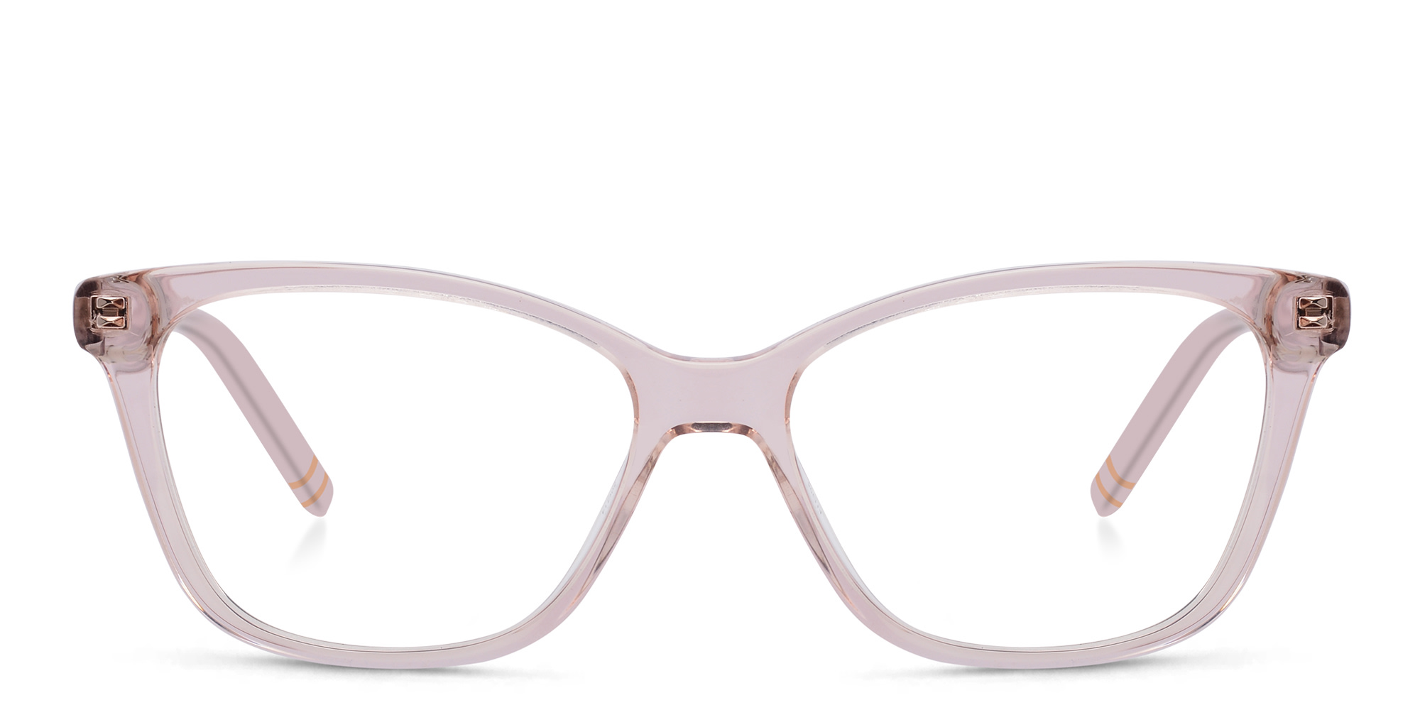 Shop EYE'M Kids Cat Eye Eyeglasses in Nude online.