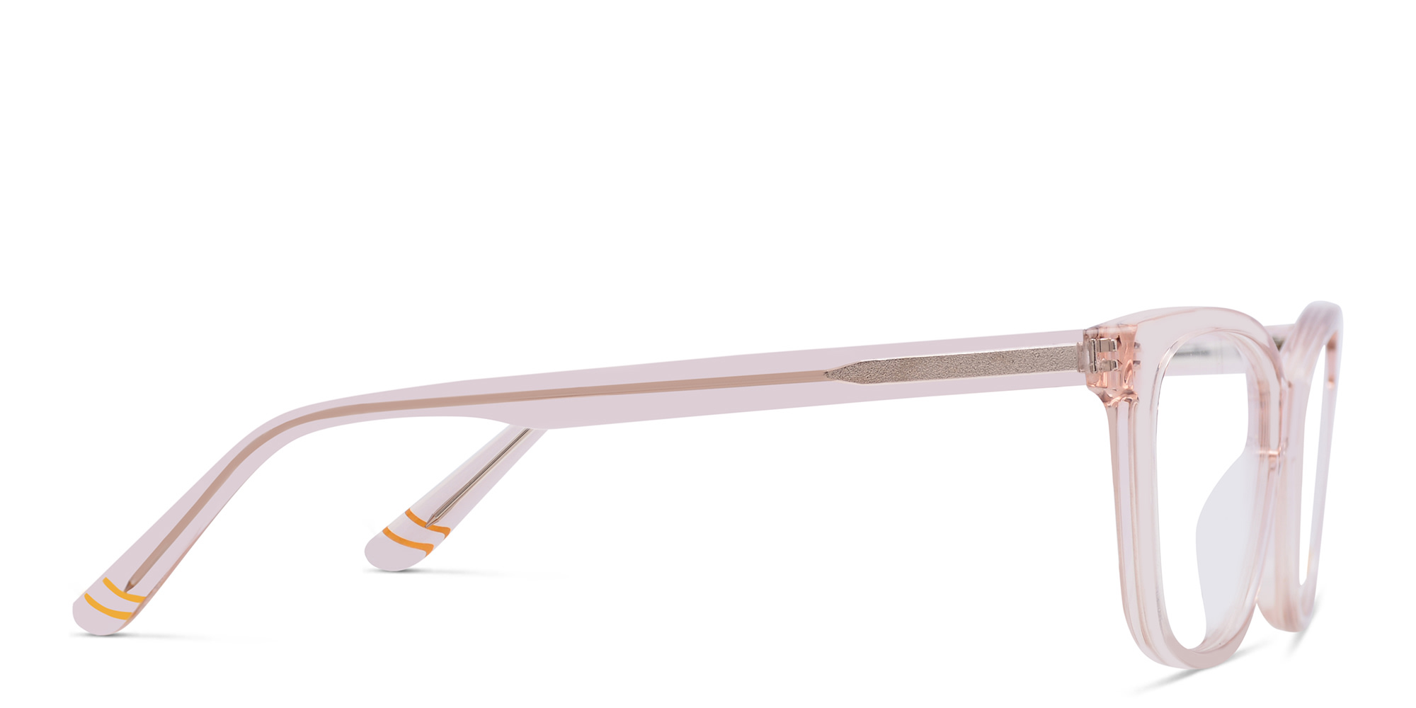 Shop EYE'M Kids Cat Eye Eyeglasses in Nude online.