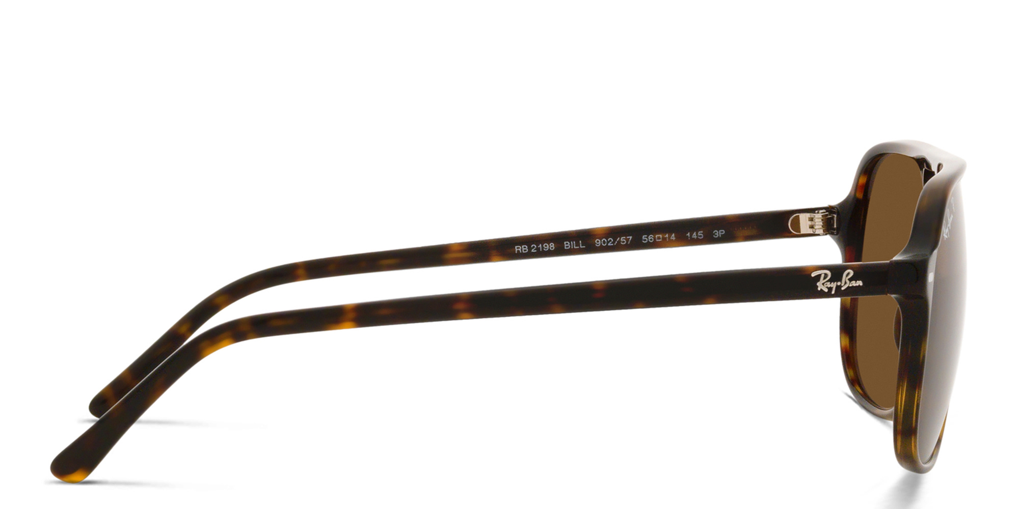 Ray-Ban Bill Unisex Square Sunglasses in Havana – Product Photo 3