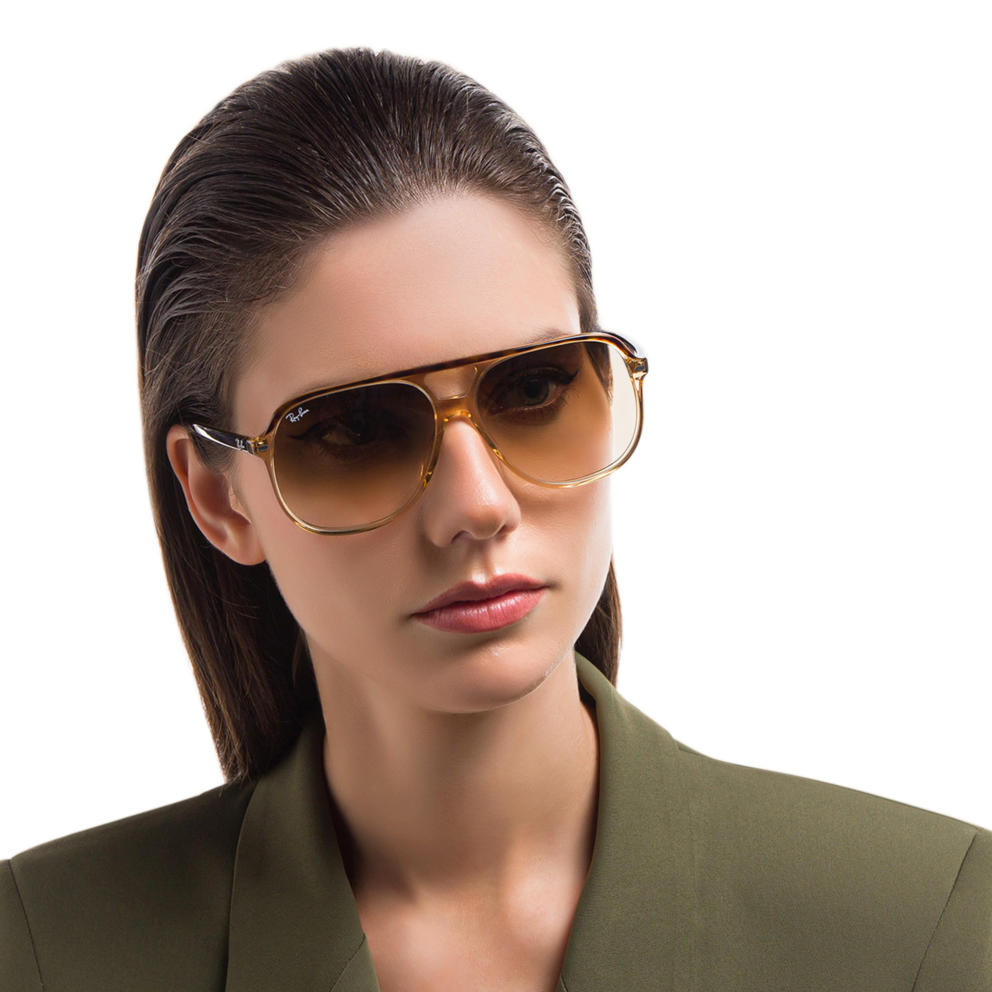 Ray-Ban Bill Unisex Square Sunglasses in Havana – Product Photo 5