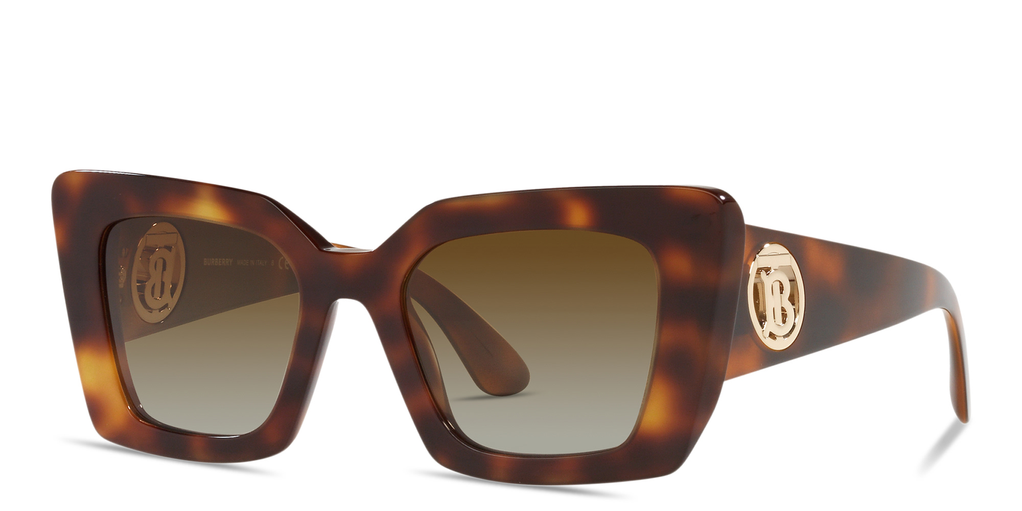 BURBERRY Daisy Square Sunglasses in Havana – Product Photo 2