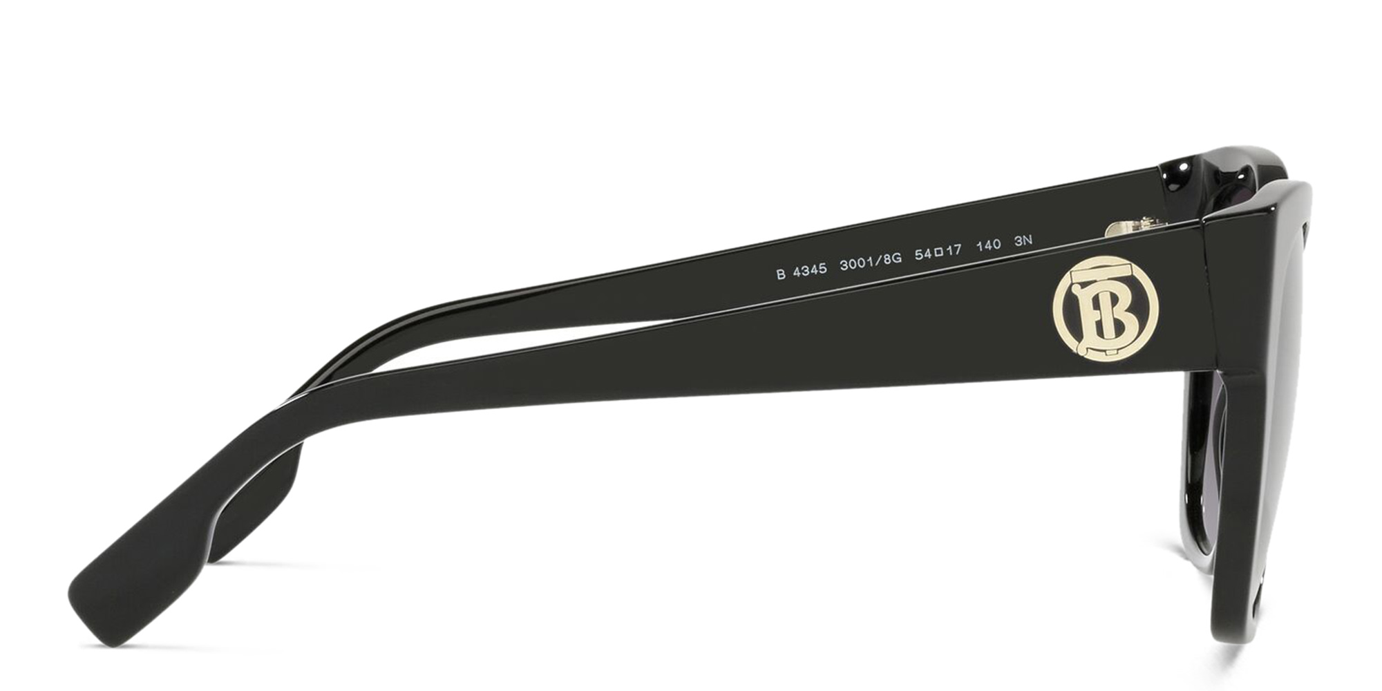 BURBERRY Square Sunglasses in Black – Product Photo 3