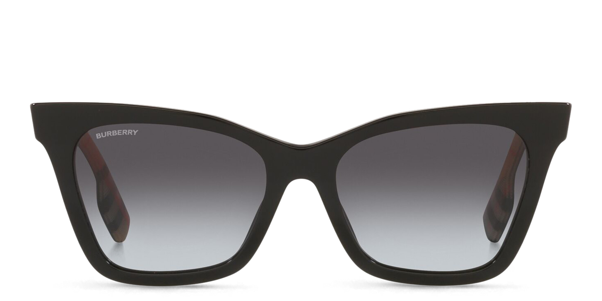 تسوق نظارة شمسية بإطار غير منتظم بربري بلون أسود أونلاين.