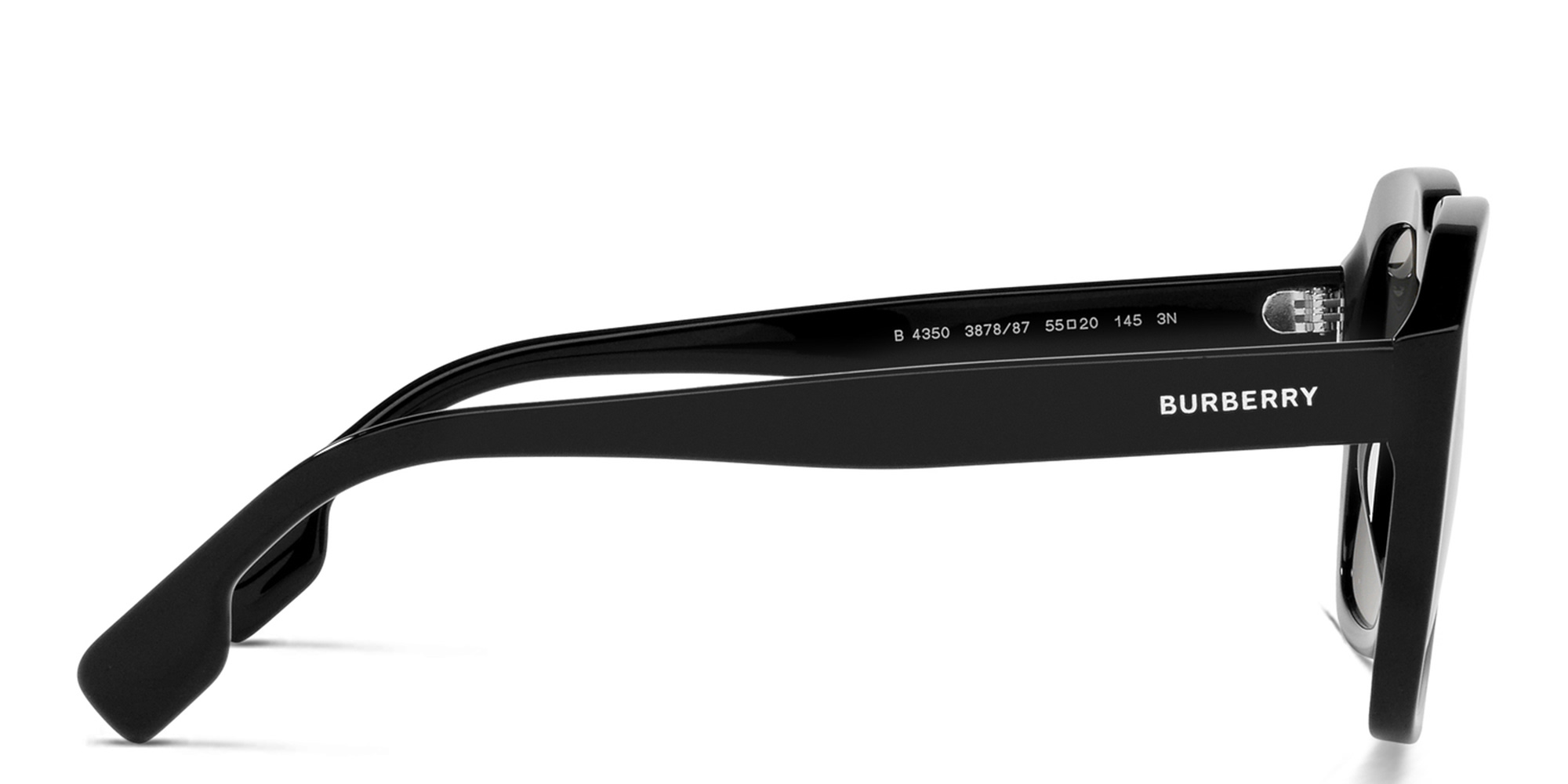 BURBERRY Square Sunglasses in Black – Product Photo 3