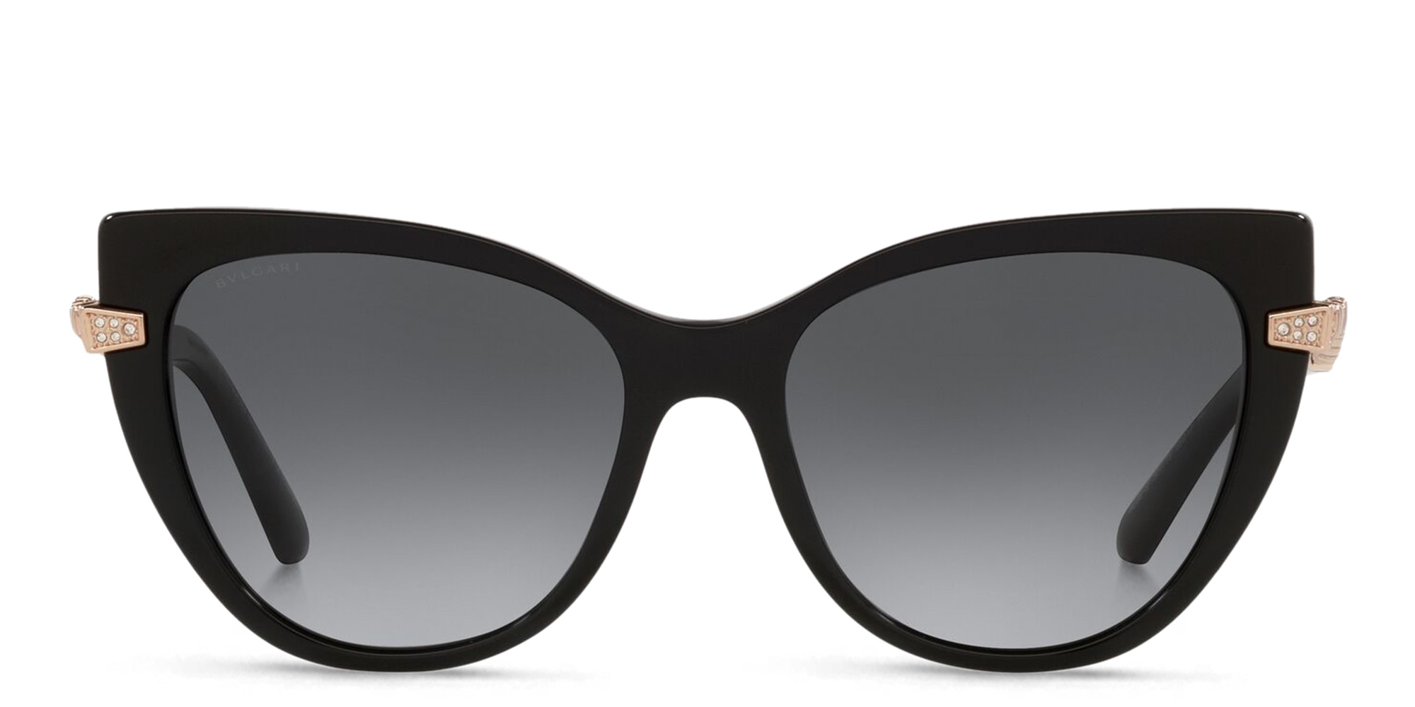 BVLGARI Cat Eye Sunglasses in Black – Product Photo 1