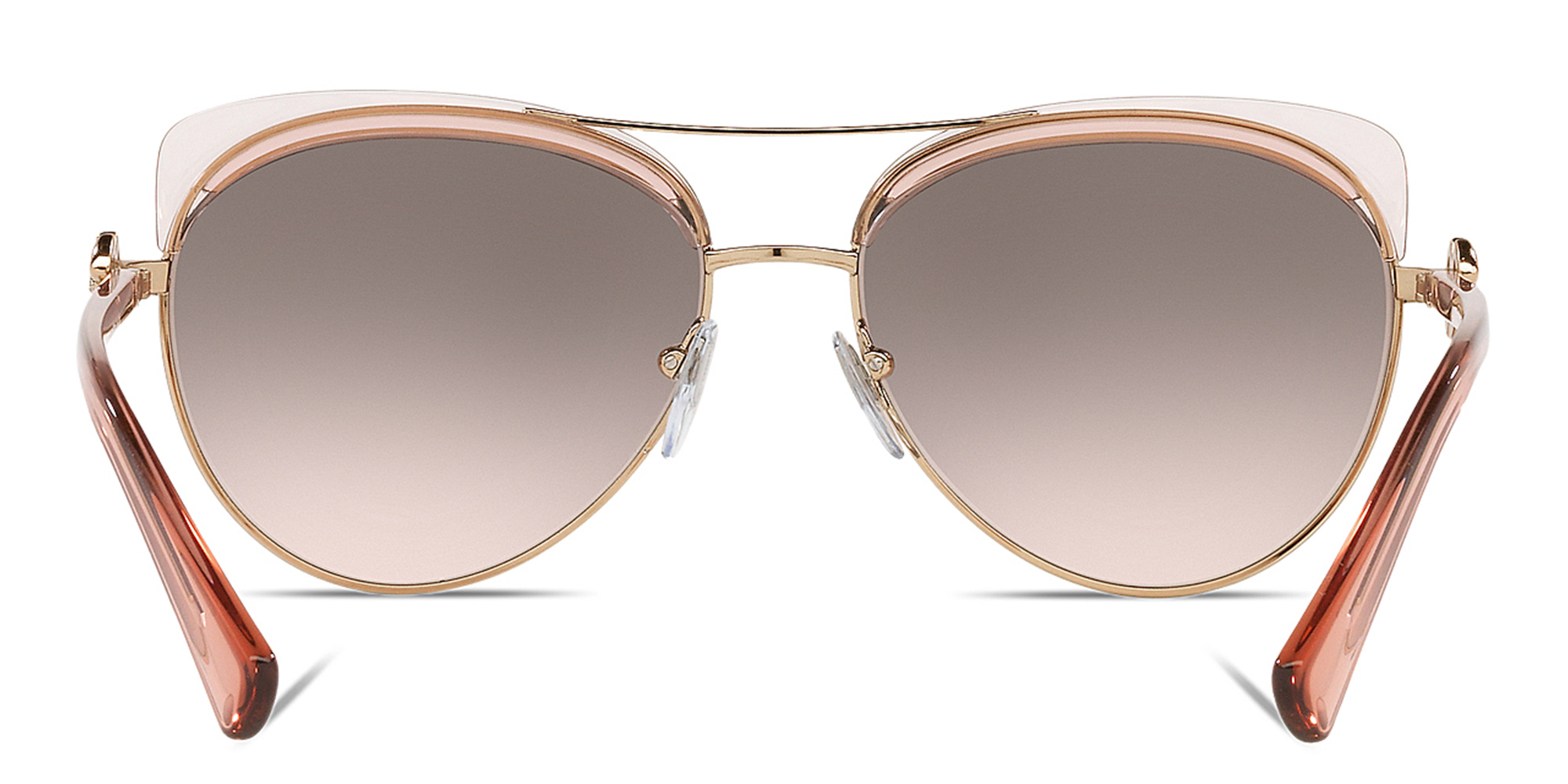BVLGARI Aviator Sunglasses in Rose Gold – Product Photo 4