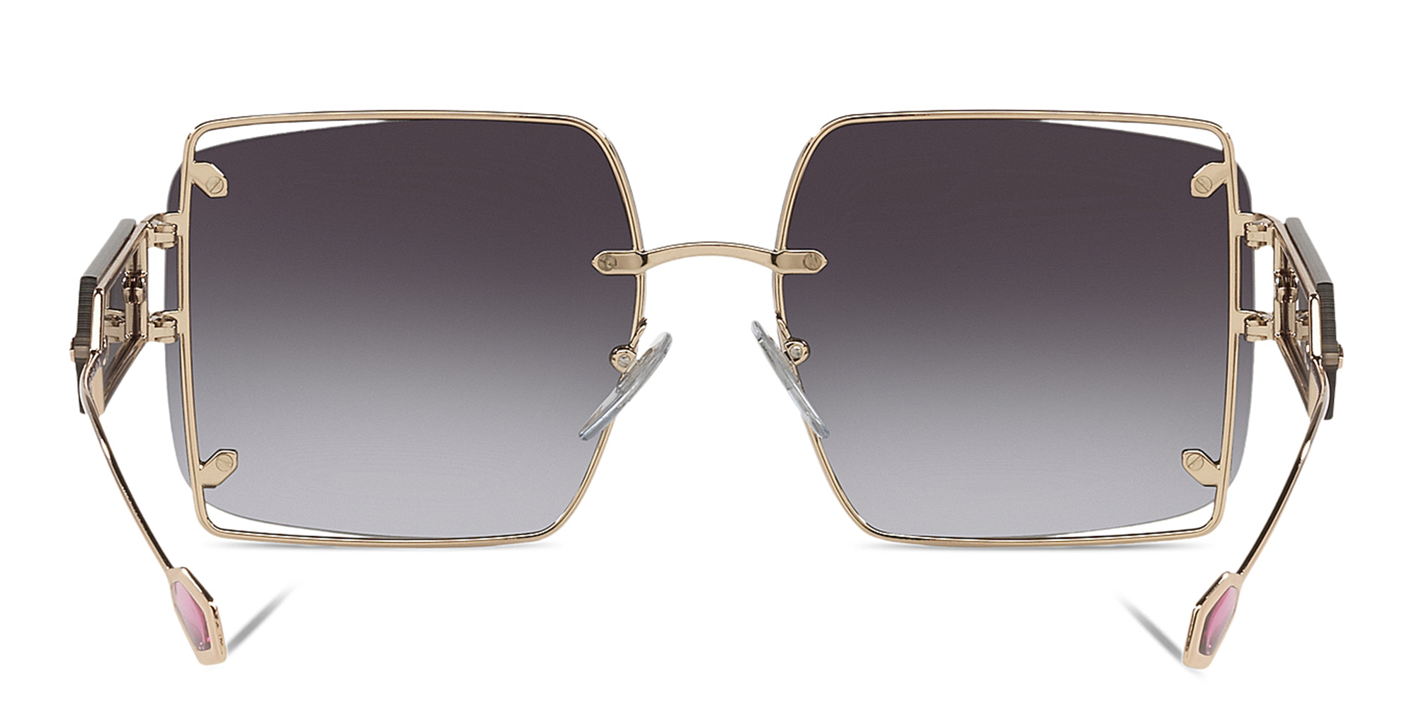 Buy BVLGARI Rimless Square Sunglasses Online | MAGRABi KSA