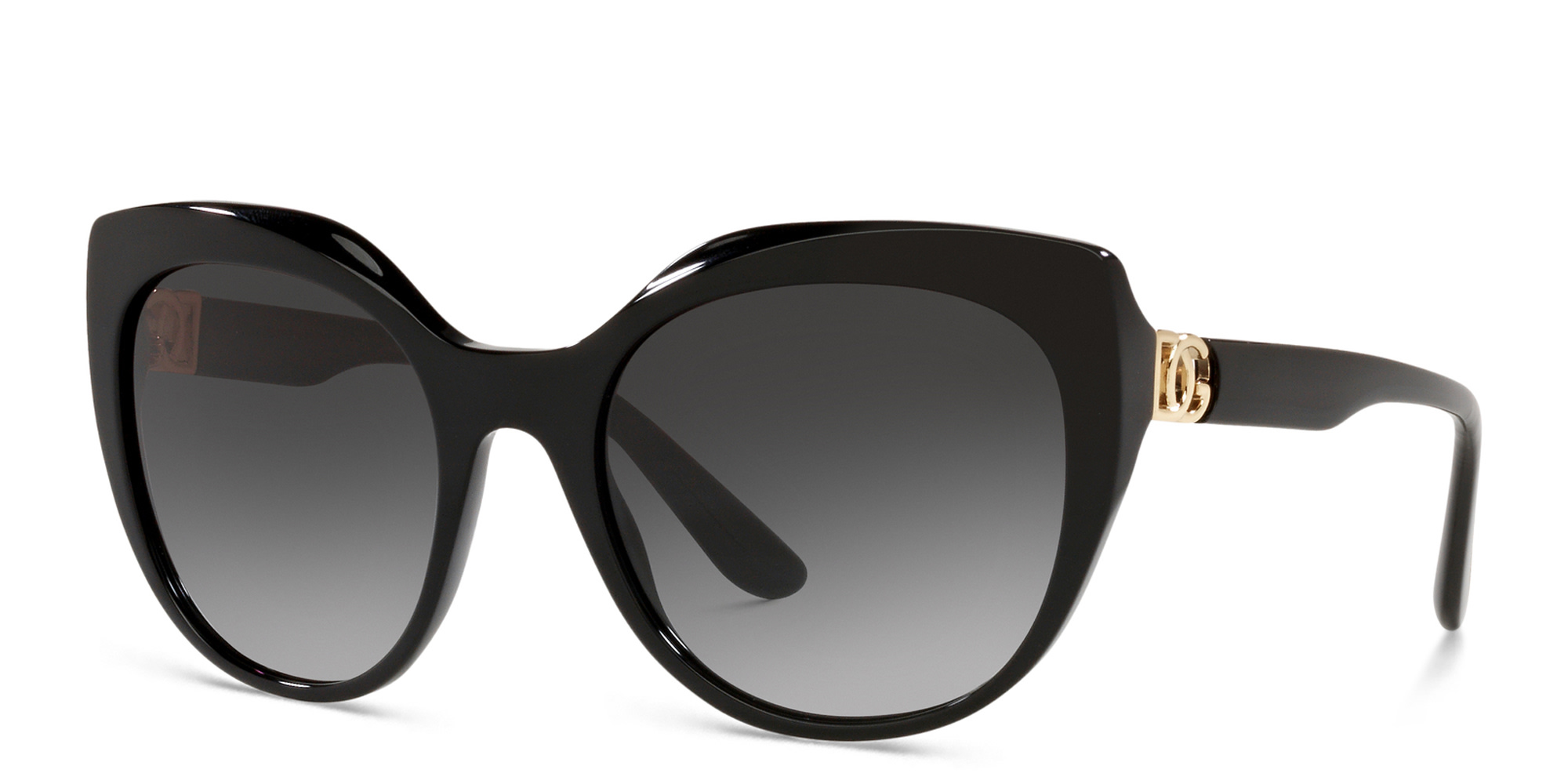 Dolce & Gabbana Cat-Eye Sunglasses in Black – Product Photo 2