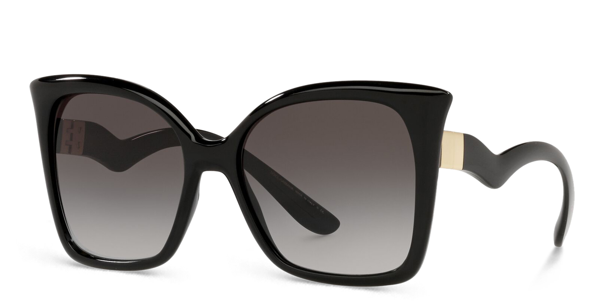 Dolce & Gabbana Cat Eye Sunglasses in Black – Product Photo 2