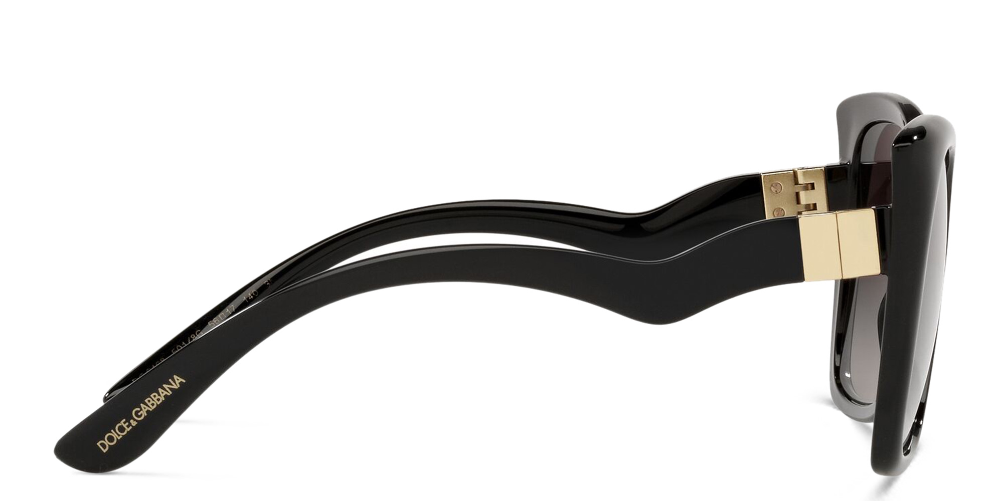 Dolce & Gabbana Cat Eye Sunglasses in Black – Product Photo 3