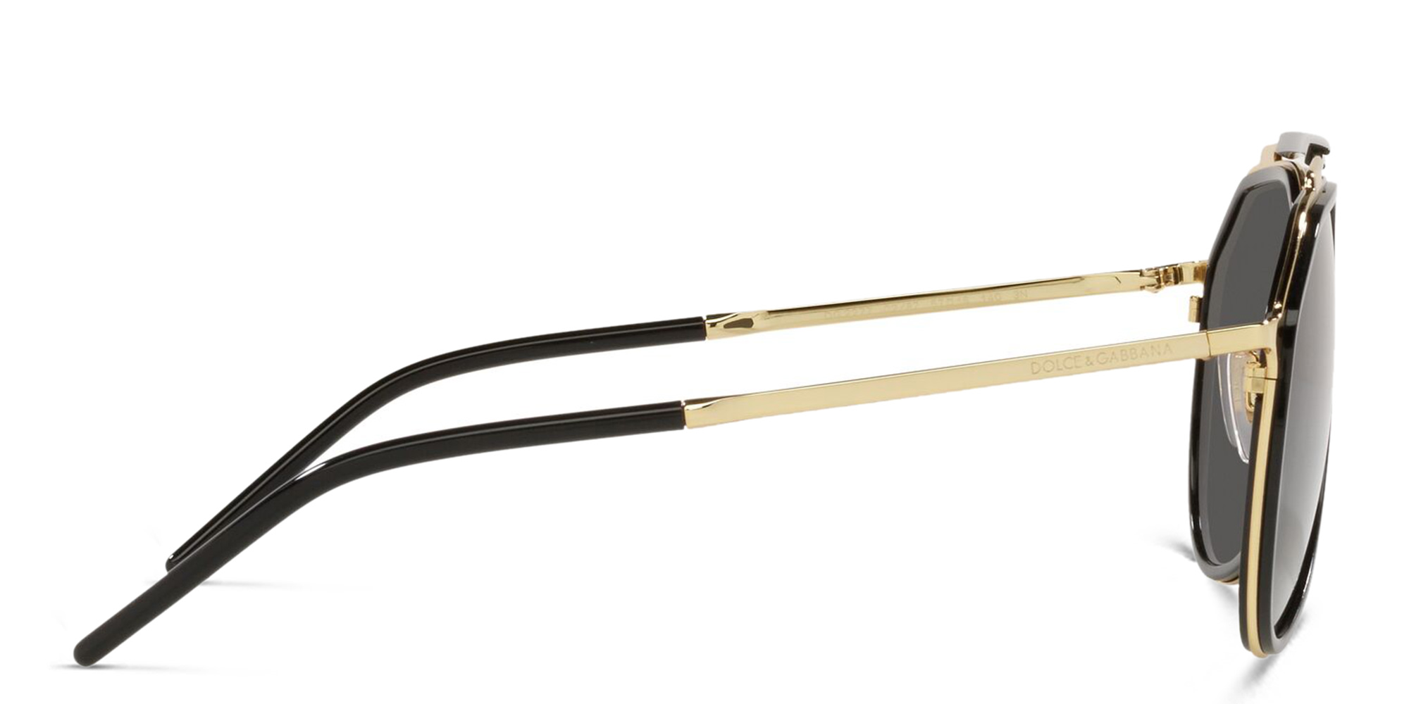 تسوق نظارة شمسية بإطار أفياتور دولتشي آند غابانا بلون أسود أونلاين.