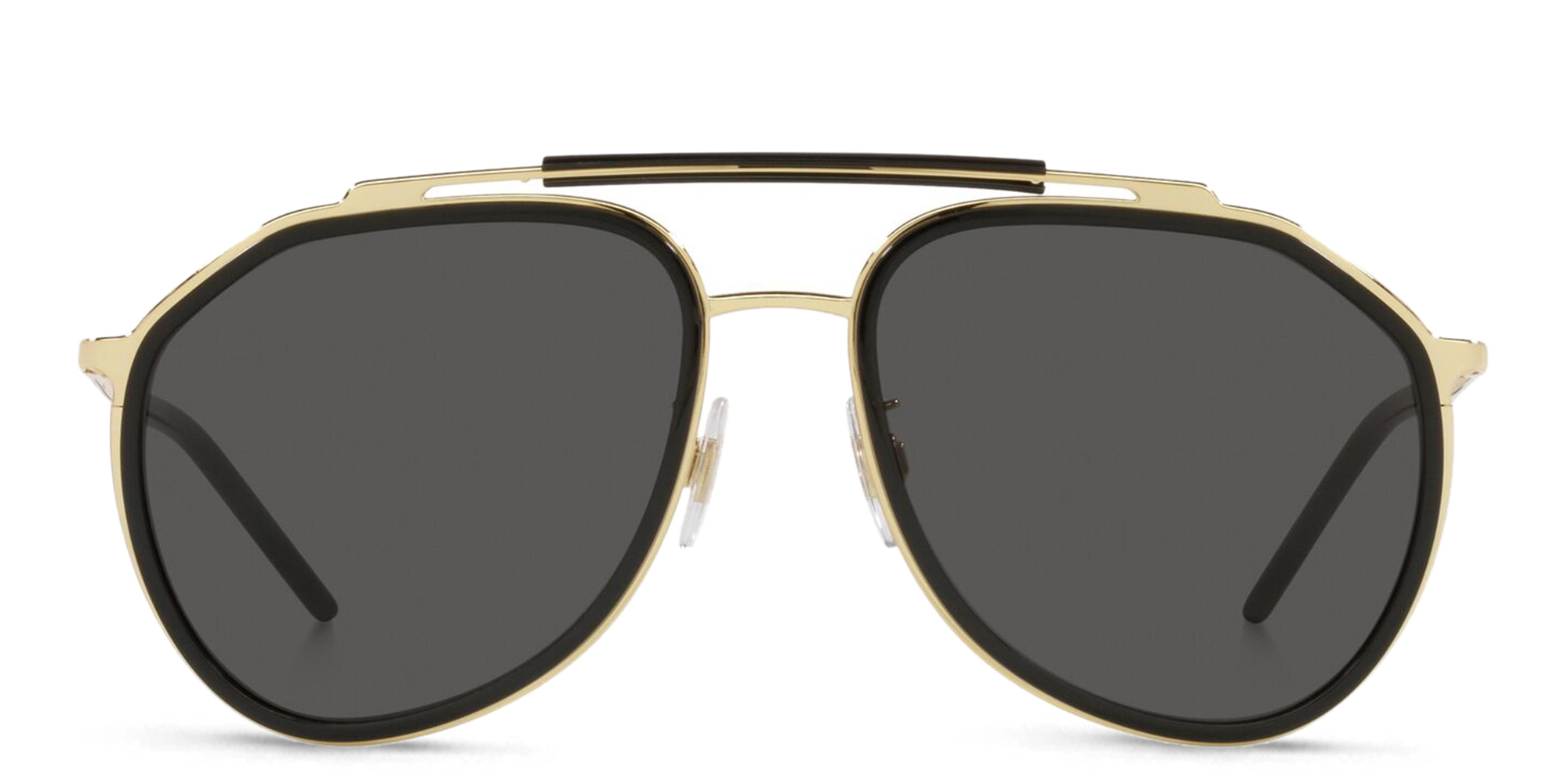 Shop Dolce & Gabbana Aviator Sunglasses in Black online.