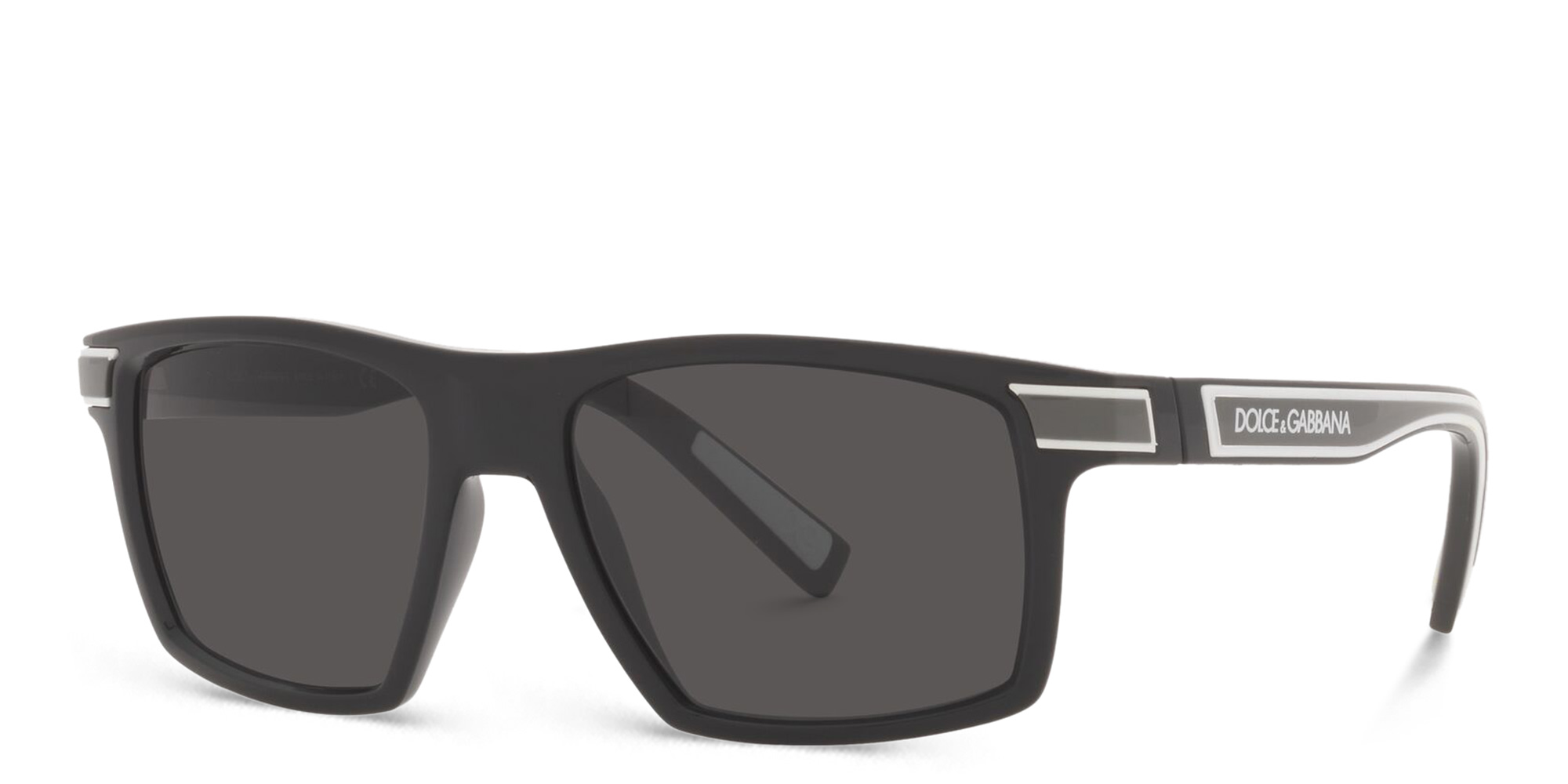 نظارة شمسية بإطار مربع من دولتشي آند غابانا بلون أسود - صورة المنتج 2