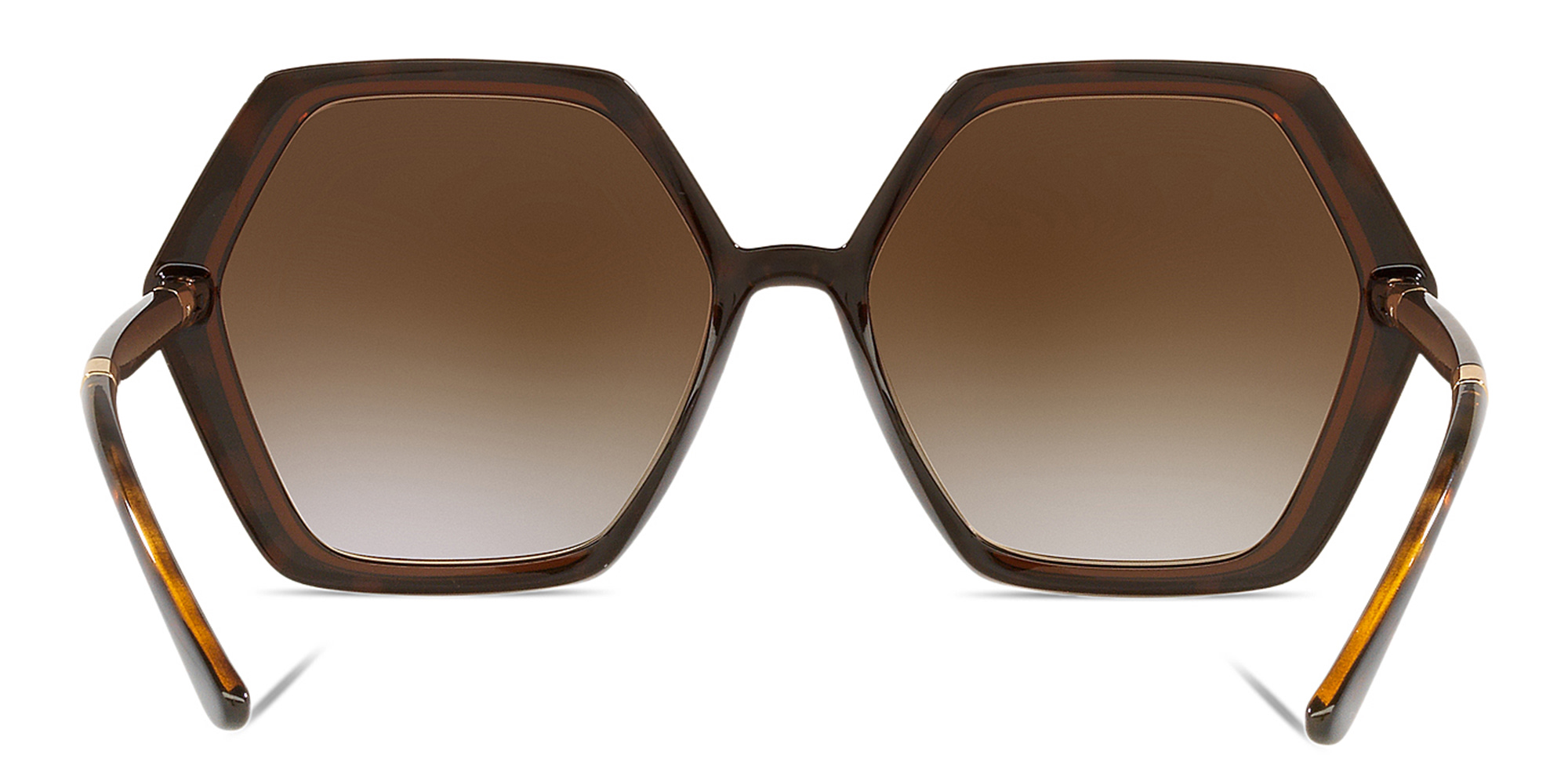 Dolce & Gabbana Irregular Sunglasses in Havana – Product Photo 4