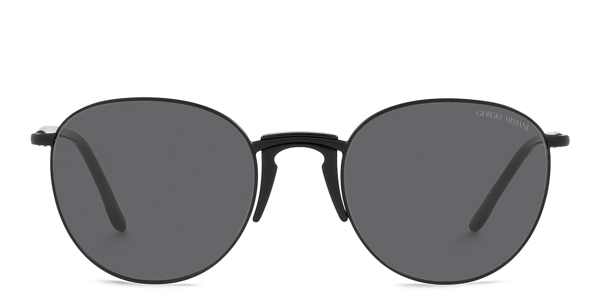 GIORGIO ARMANI Square Sunglasses in Matte Black – Product Photo 1