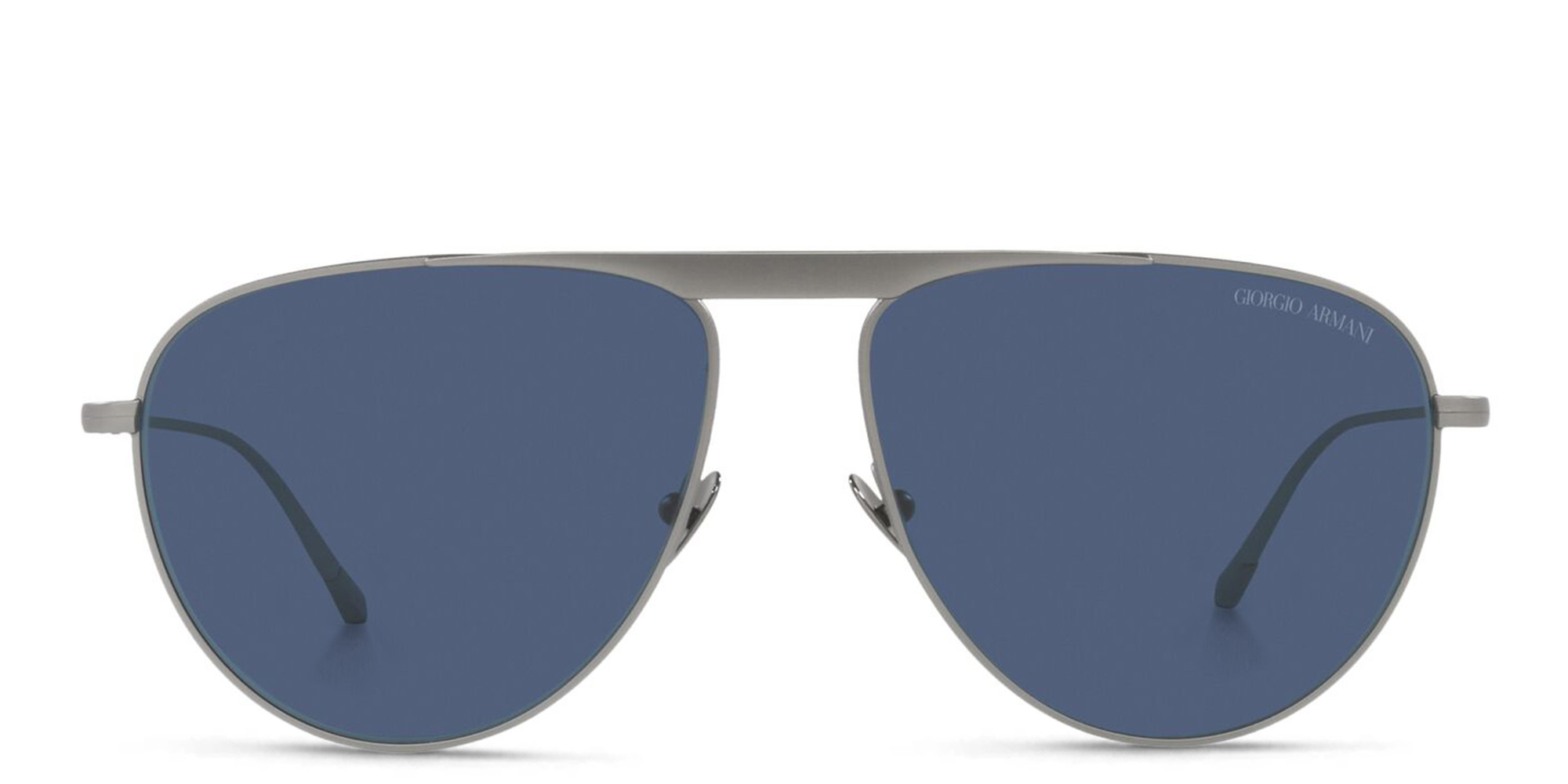 GIORGIO ARMANI Aviator Sunglasses in Matte Gunmetal – Product Photo 1