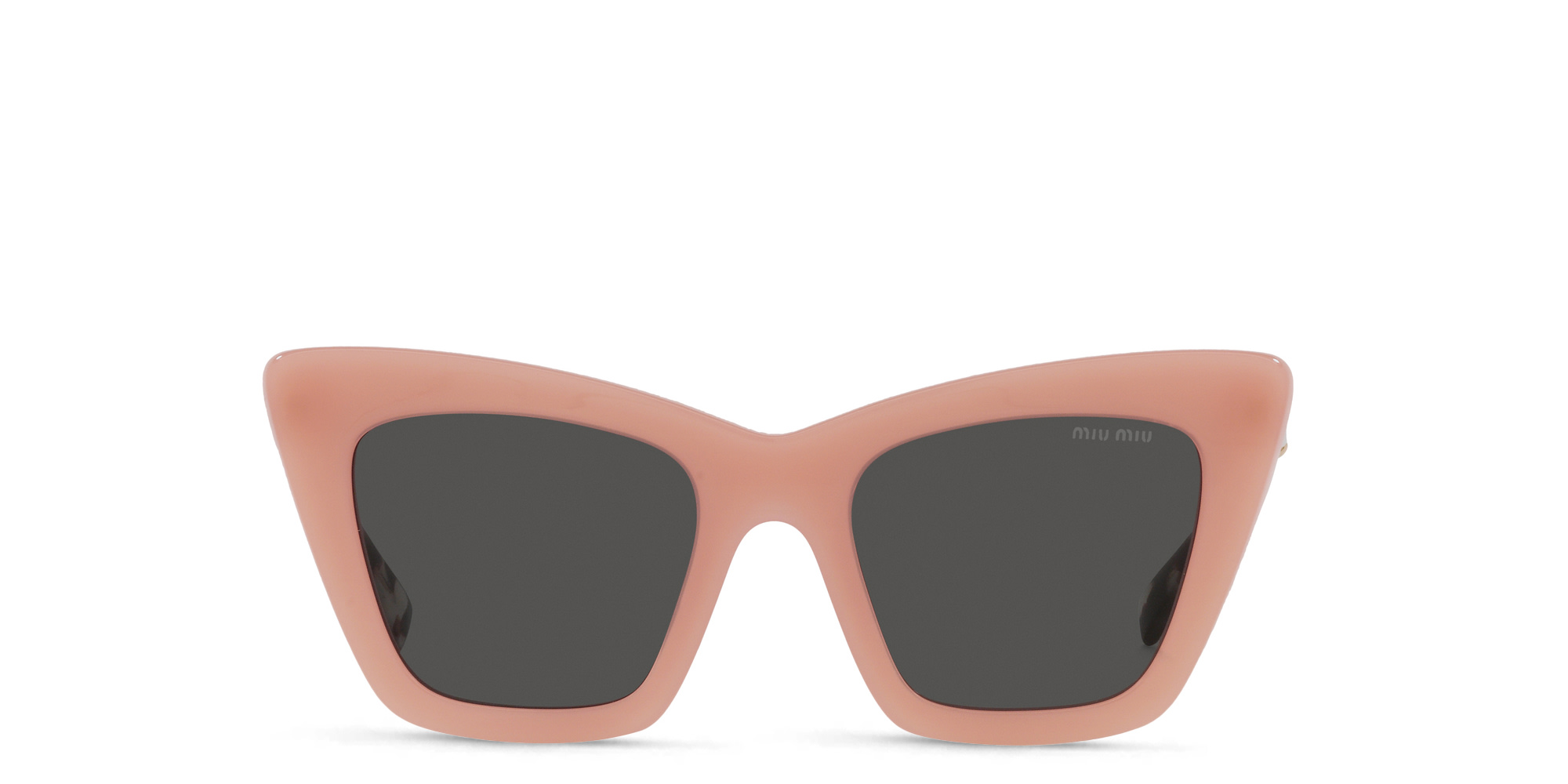 Shop MIU MIU Cat Eye Sunglasses in Opal Pink online.