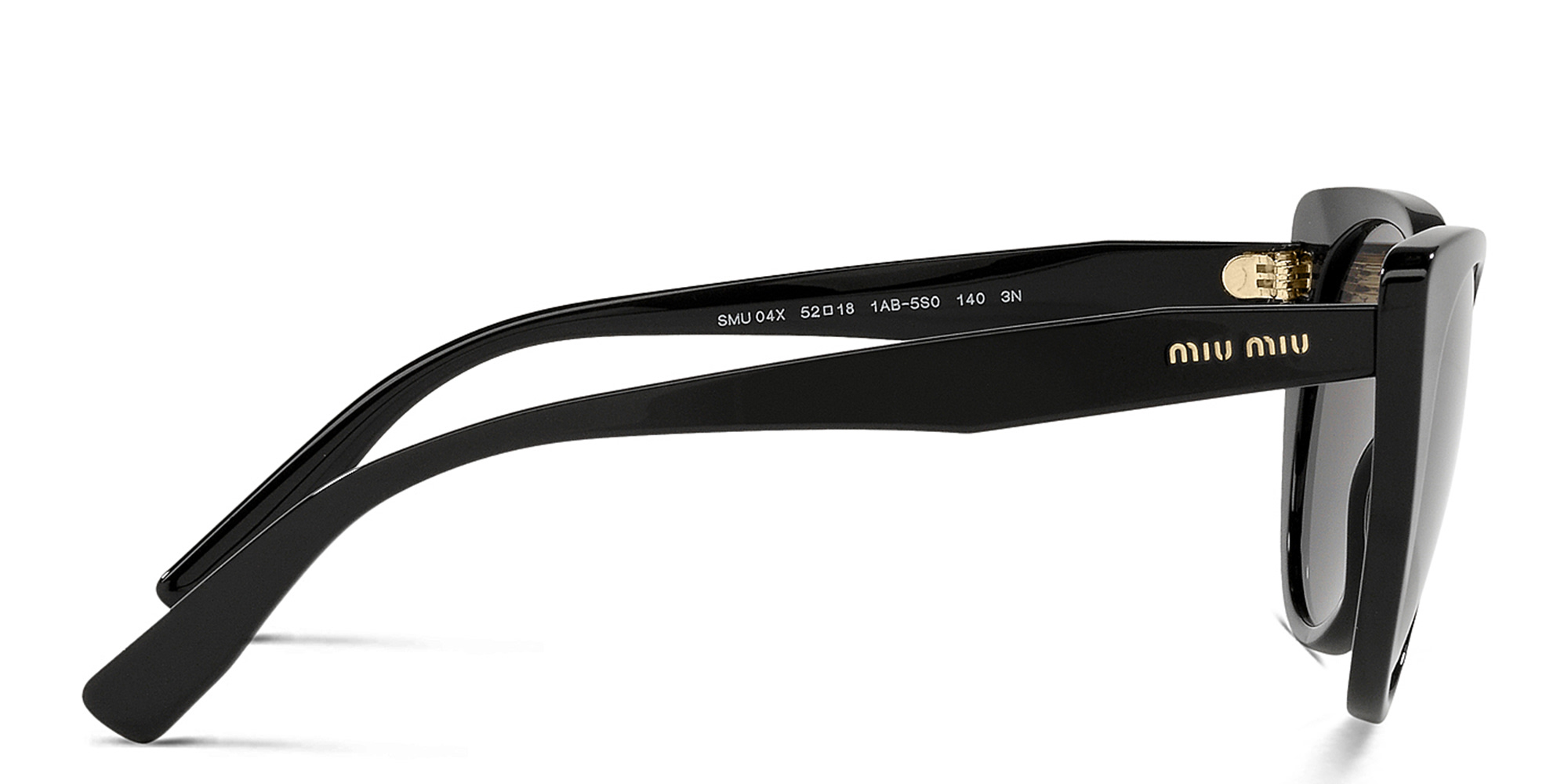 MIU MIU Cat-Eye Sunglasses in Black – Product Photo 3