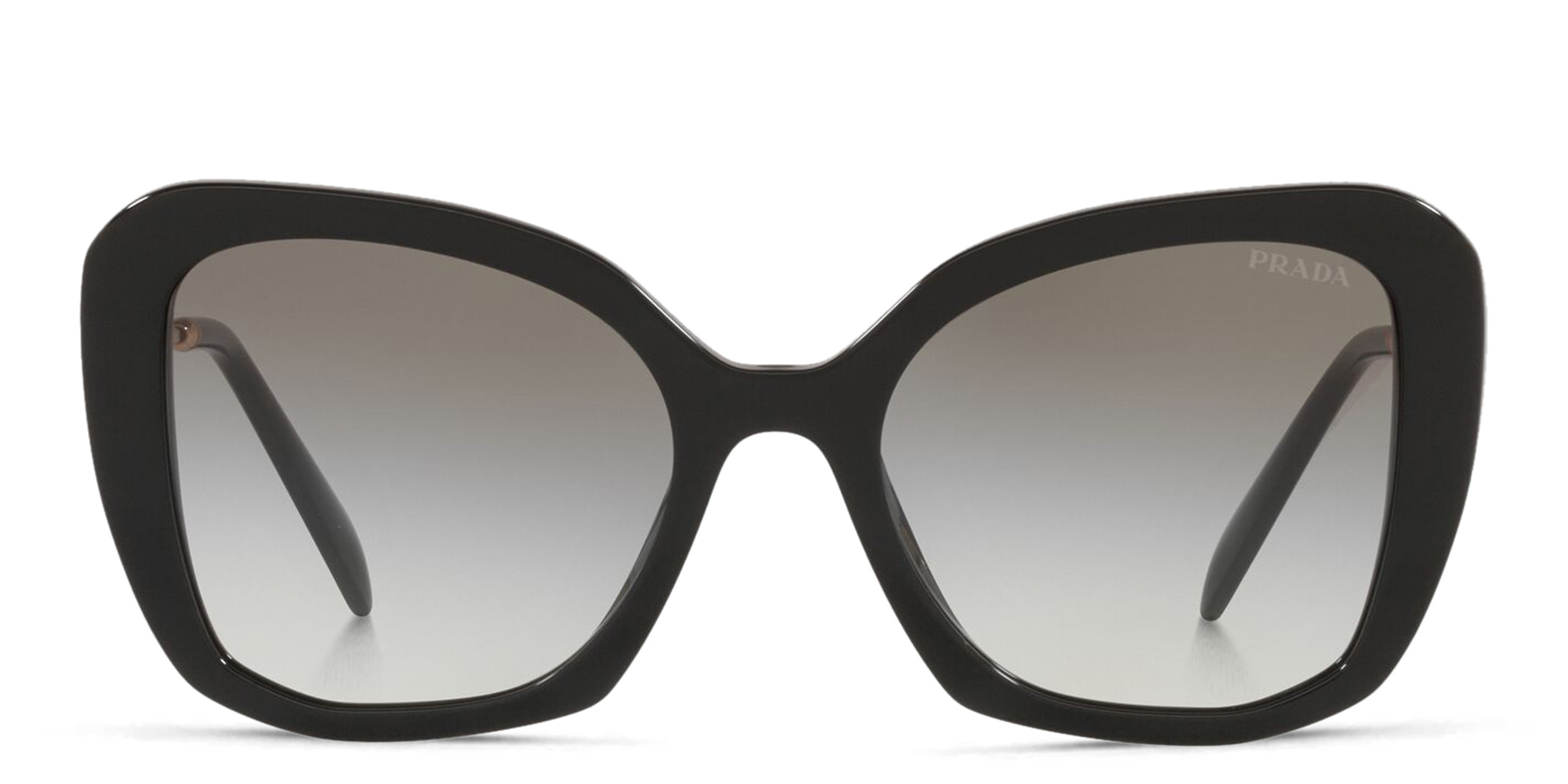 Shop PRADA Cat Eye Sunglasses in Black online.