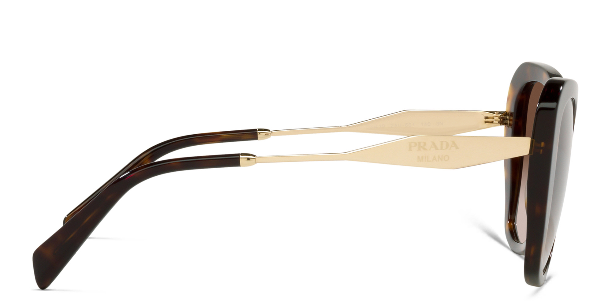 PRADA Cat-Eye Sunglasses in Tortoise – Product Photo 3