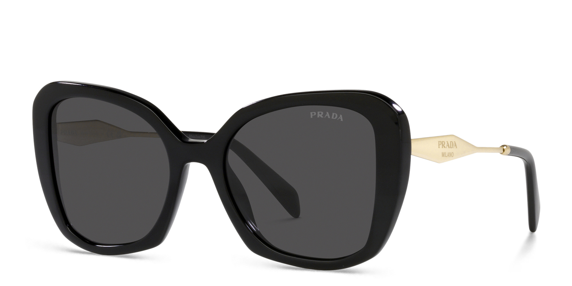 PRADA Cat-Eye Sunglasses in Black – Product Photo 2