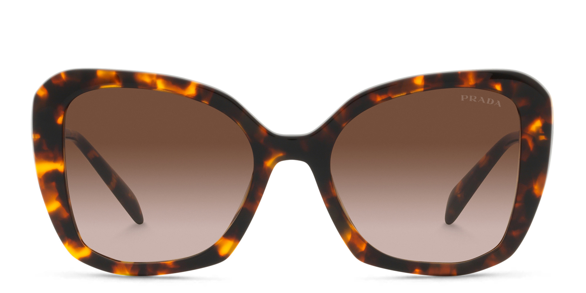 Shop PRADA Cat-Eye Sunglasses in Honey Tortoise online.