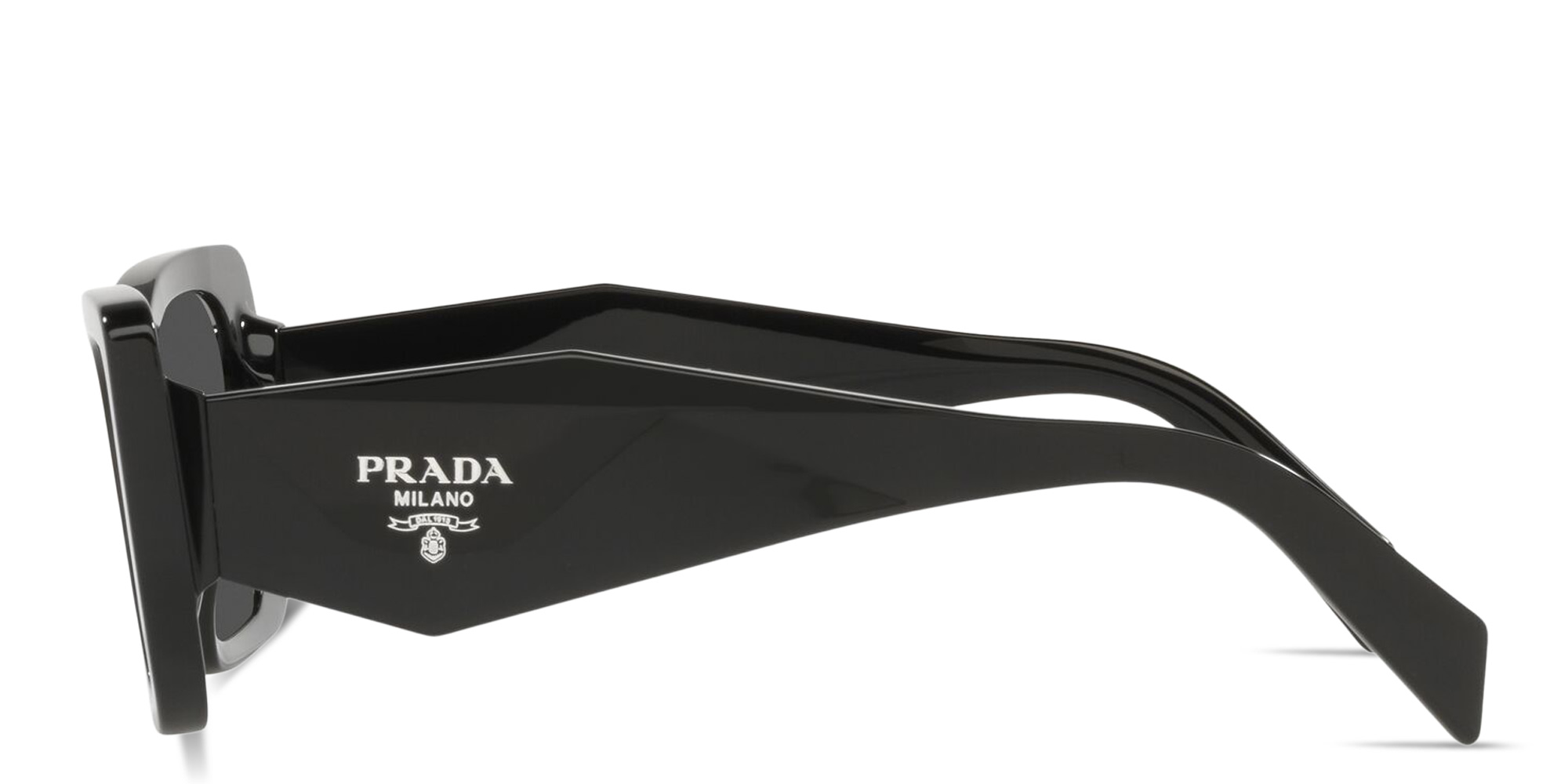 PRADA Logo Signature Butterfly Sunglasses in Black – Product Photo 3