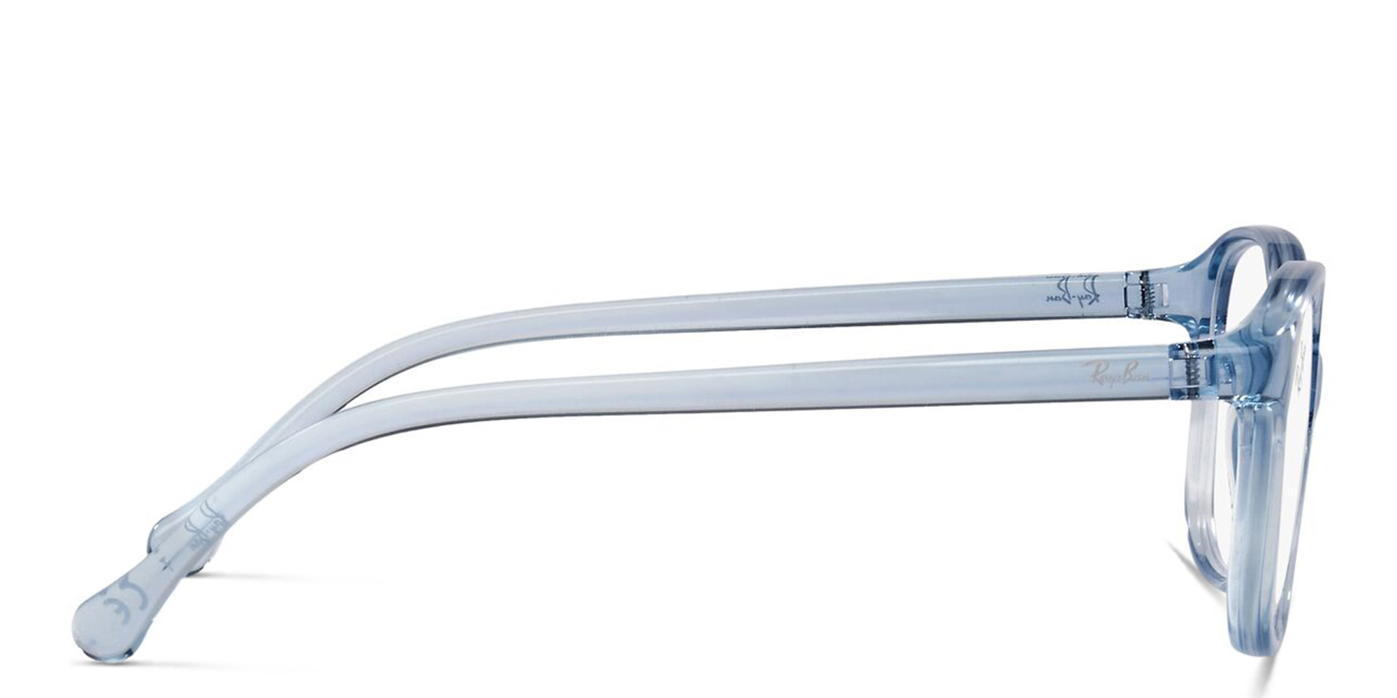 تسوق نظارة طبية بإطار مربع للأطفال راي بان جونيور بلون أزرق فاتح شفاف أونلاين.