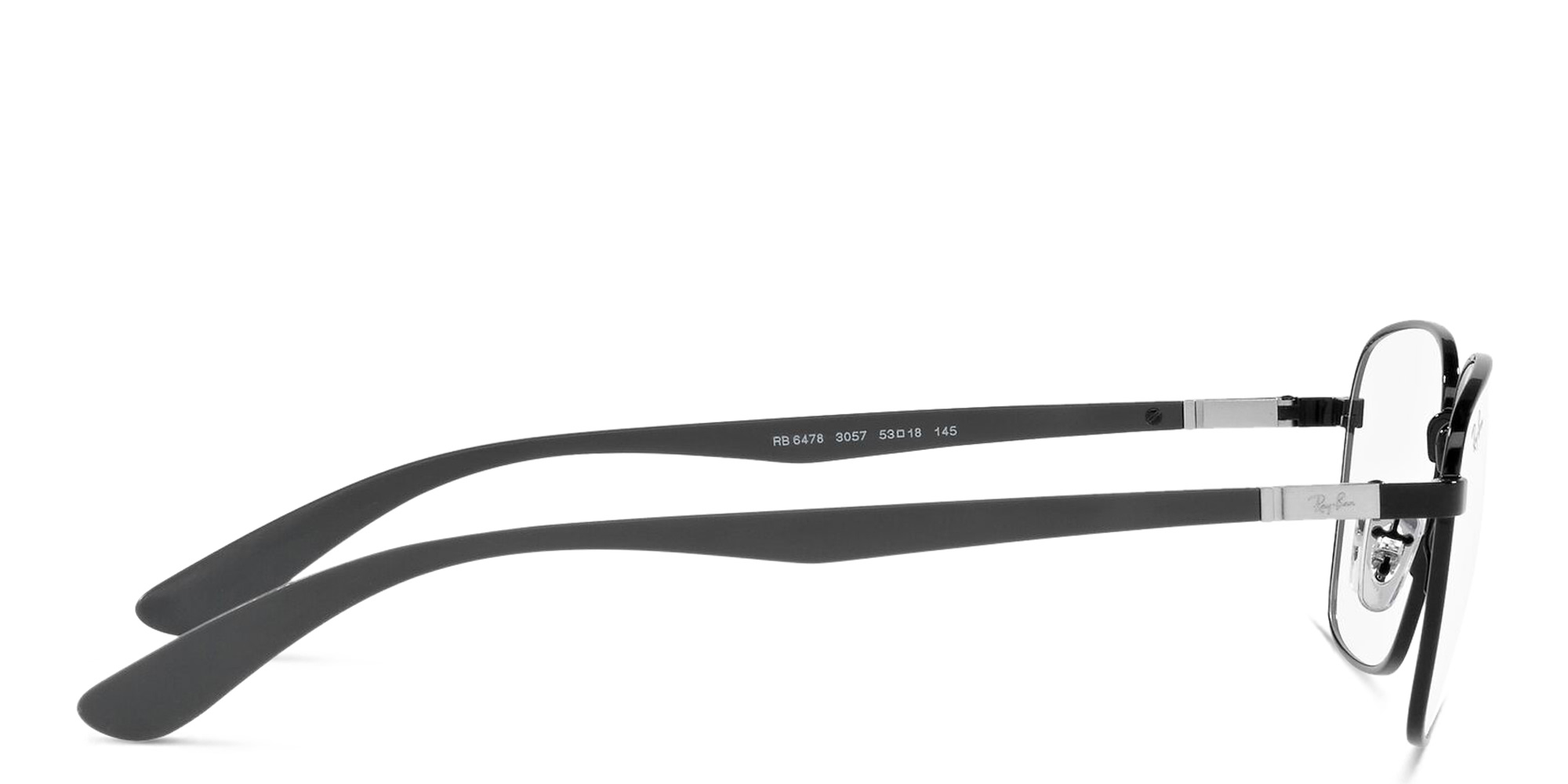 Shop Ray-Ban Square Eyeglasses in Black online.