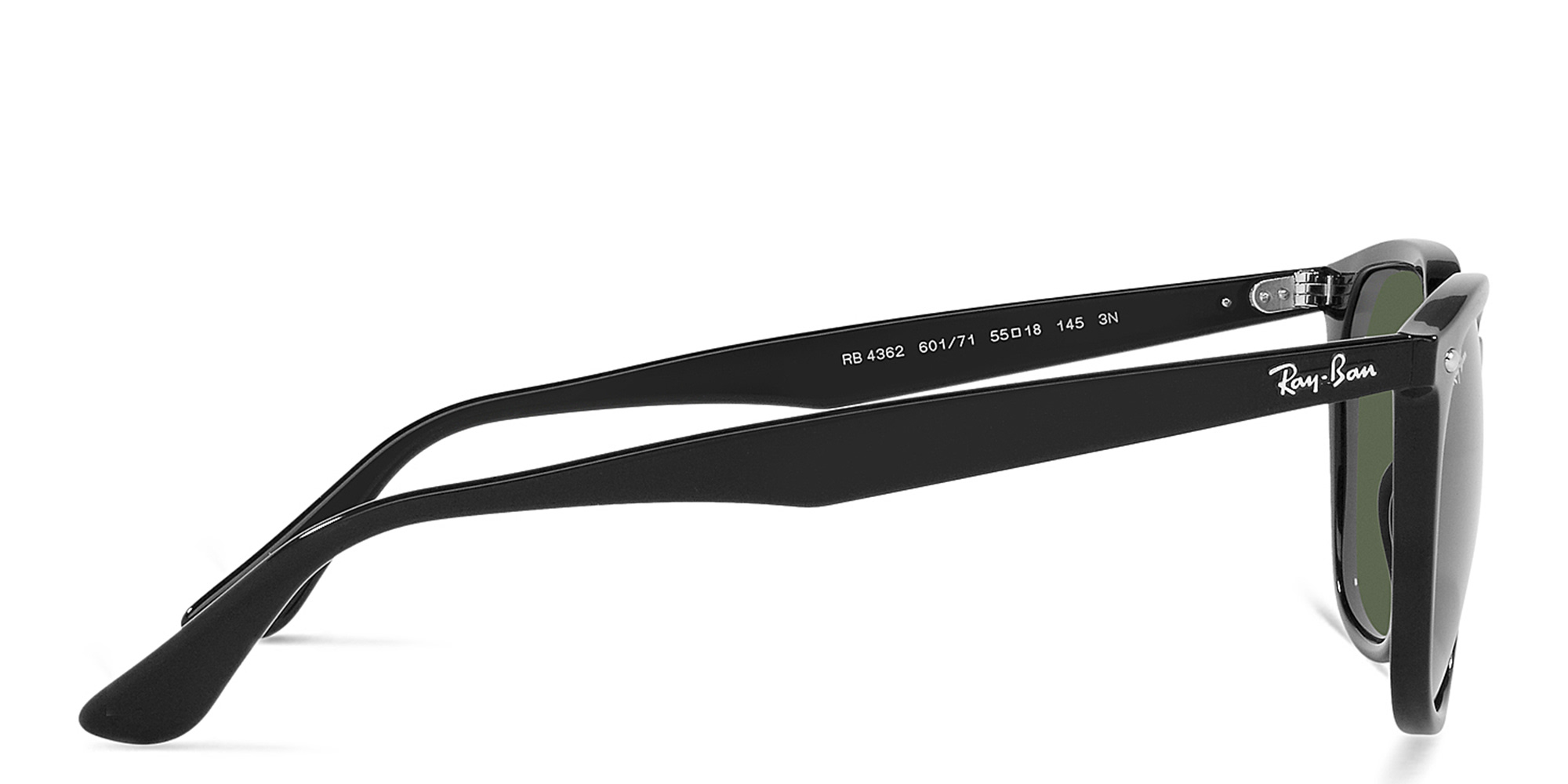 Ray-Ban Square Sunglasses in Black – Product Photo 3