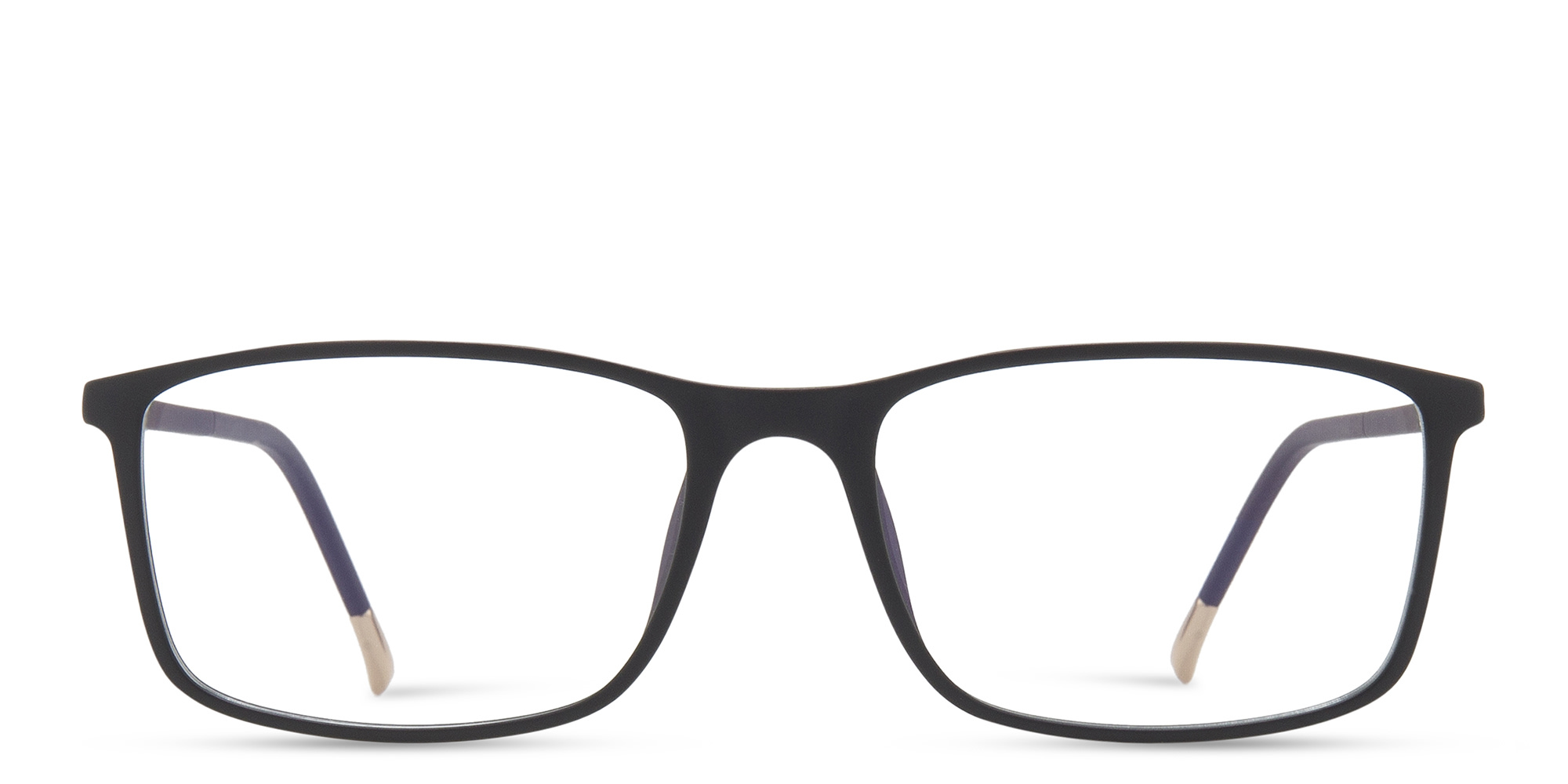 Silhouette Rectangle Eyeglasses in Black – Product Photo 1