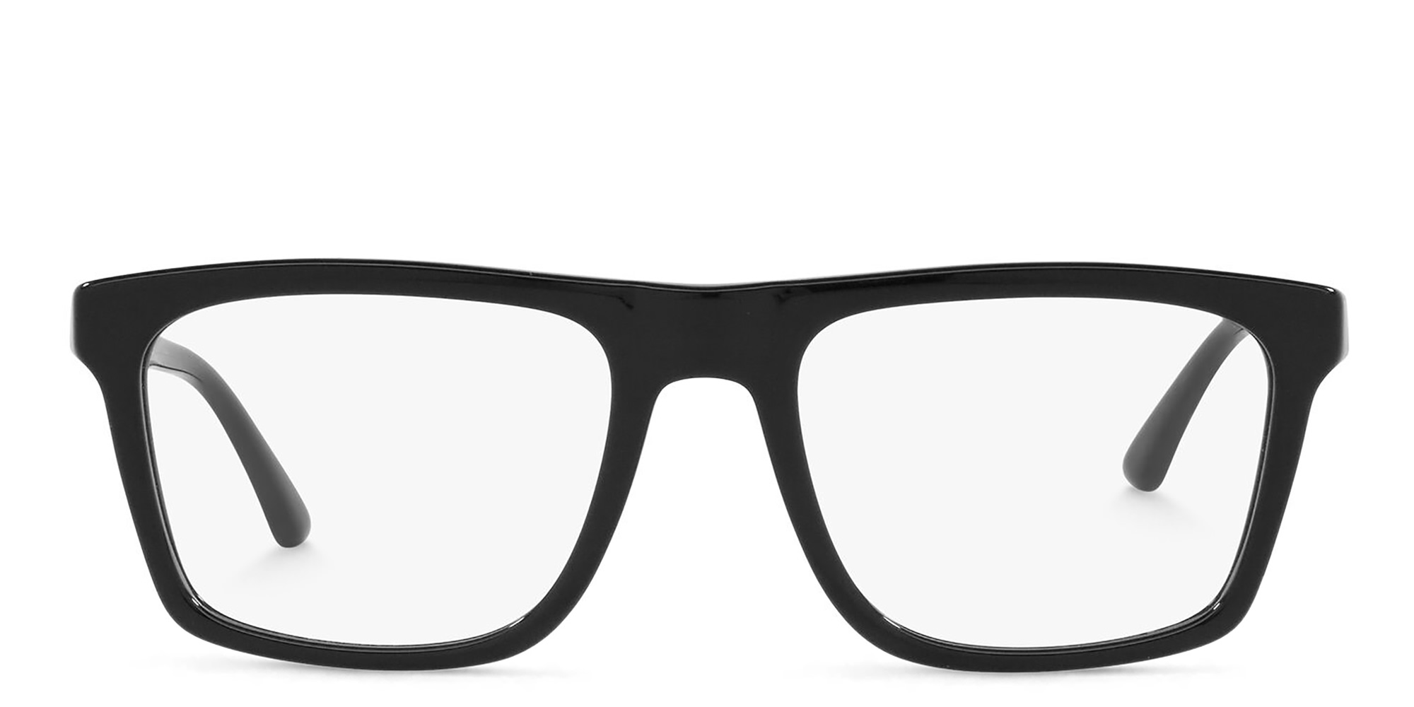 Emporio Armani Rectangle Eyeglasses in Black – Product Photo 1