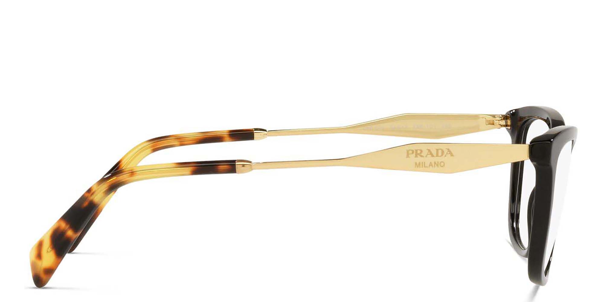 PRADA Cat Eye Eyeglasses in Black – Product Photo 3