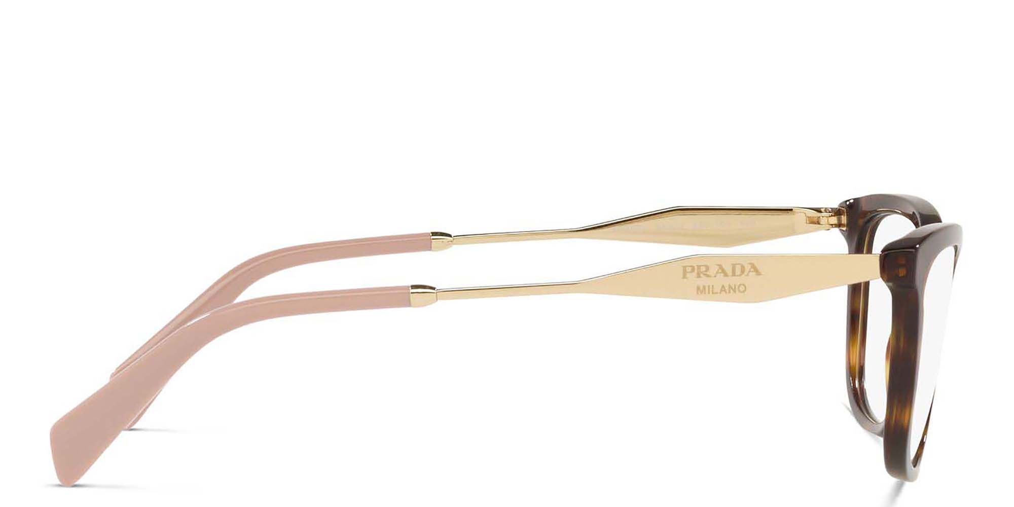 PRADA Cat Eye Eyeglasses in Tortoise – Product Photo 3