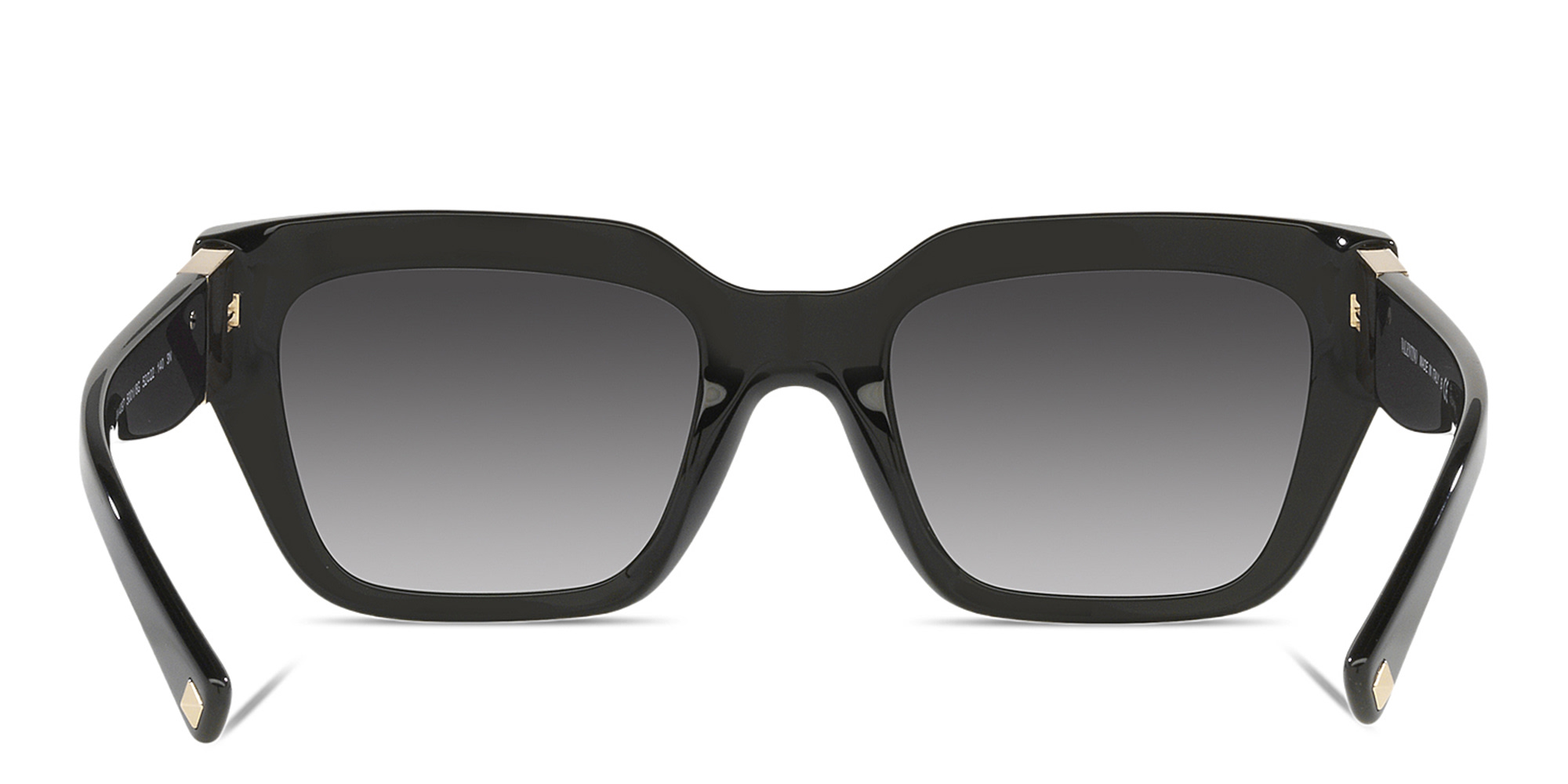 Shop VALENTINO Square Sunglasses in Black online.