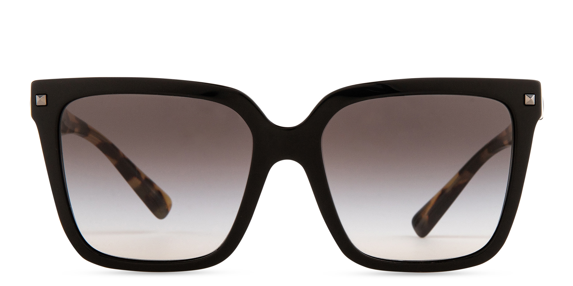 VALENTINO Square Sunglasses in Black – Product Photo 1